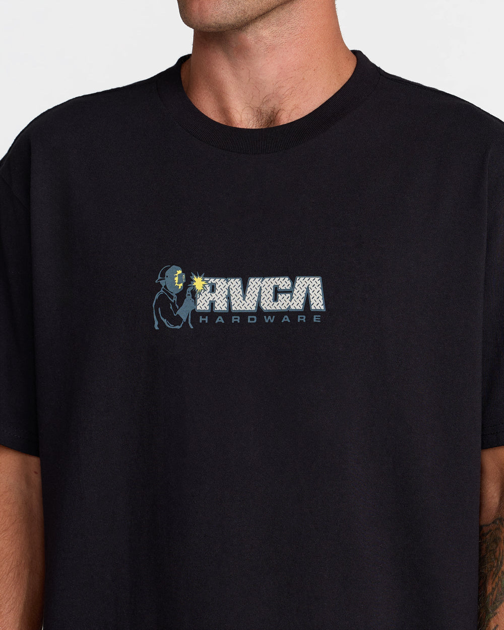 RVCA Hardware Short Sleeve Tee - Black | RVCA online