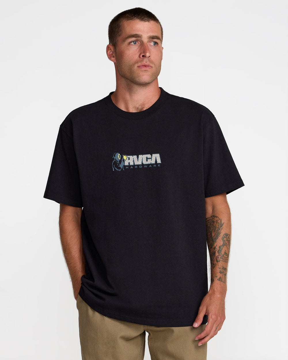 RVCA Hardware Short Sleeve Tee - Black | RVCA online