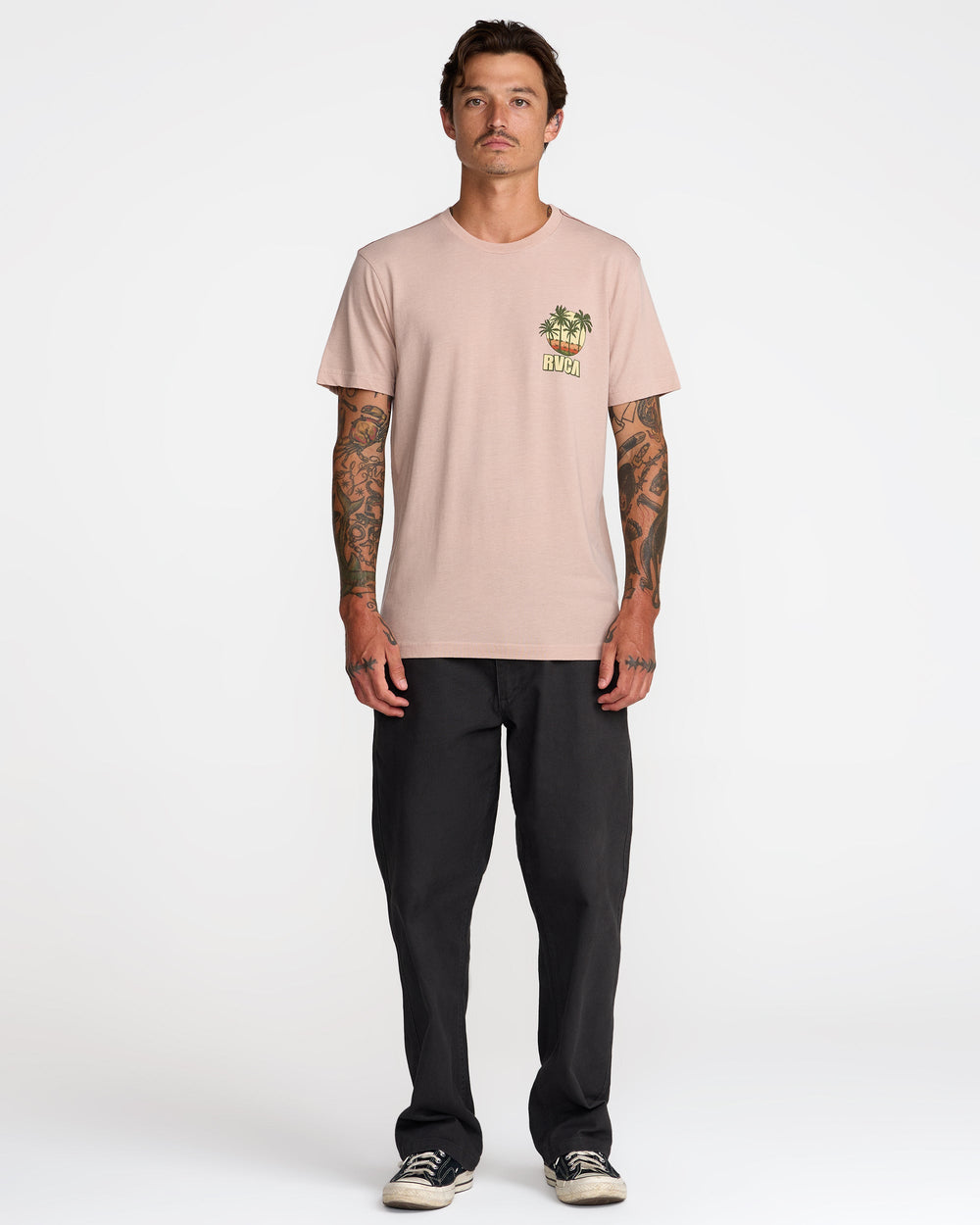 Aloha State Short Sleeve Tee - Pale Mauve | RVCA outlet