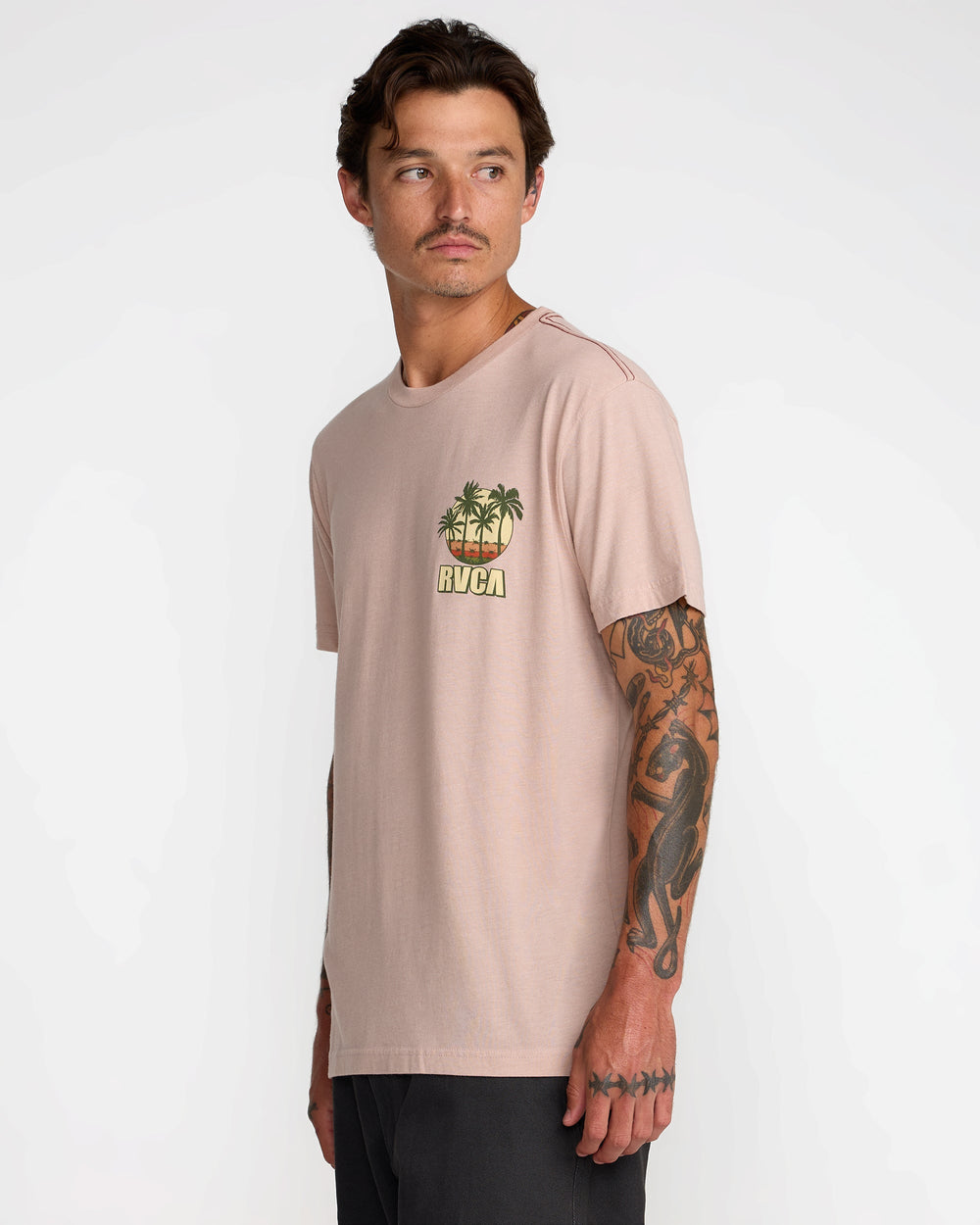 Aloha State Short Sleeve Tee - Pale Mauve | RVCA outlet