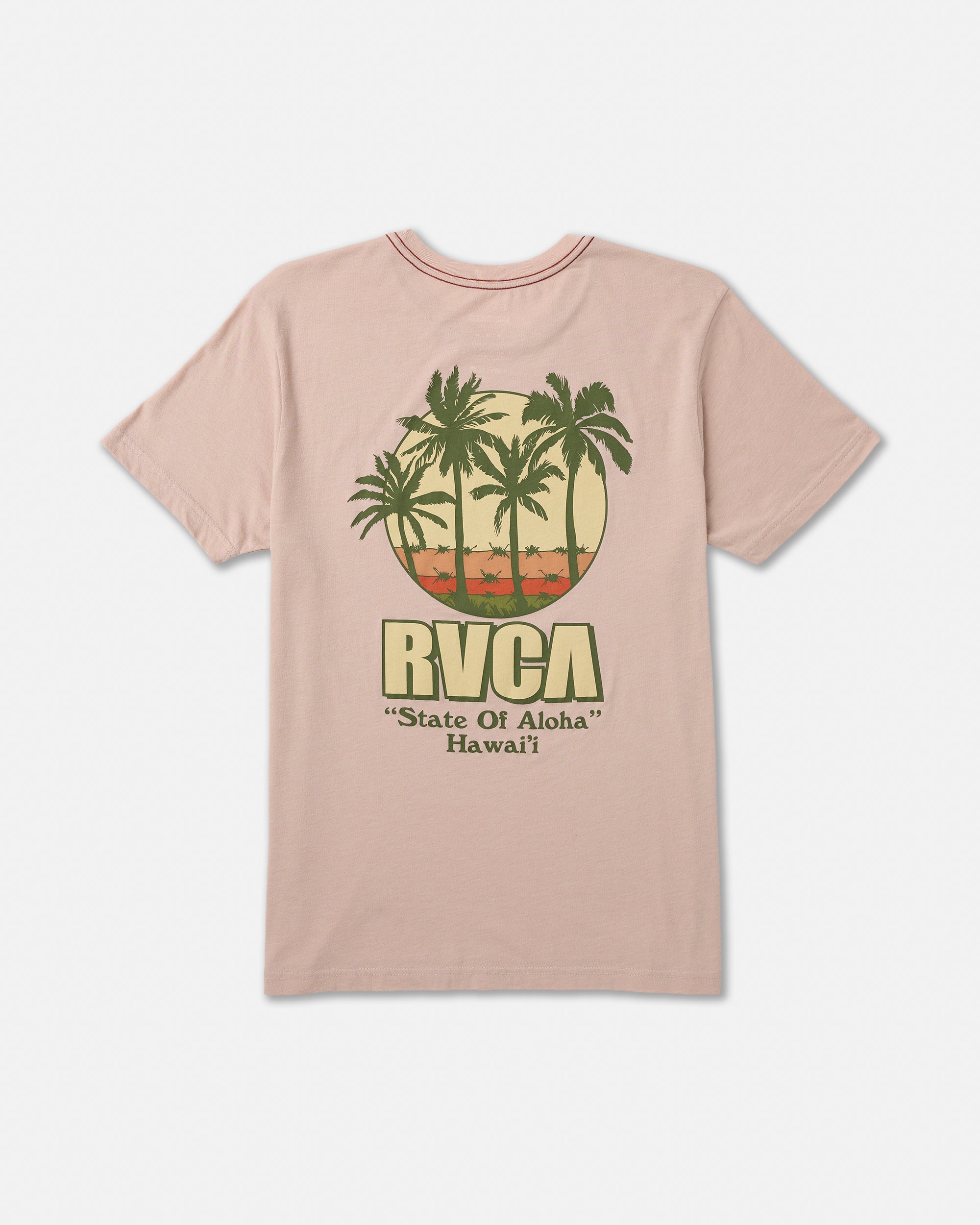 Aloha State Short Sleeve Tee - Pale Mauve | RVCA outlet