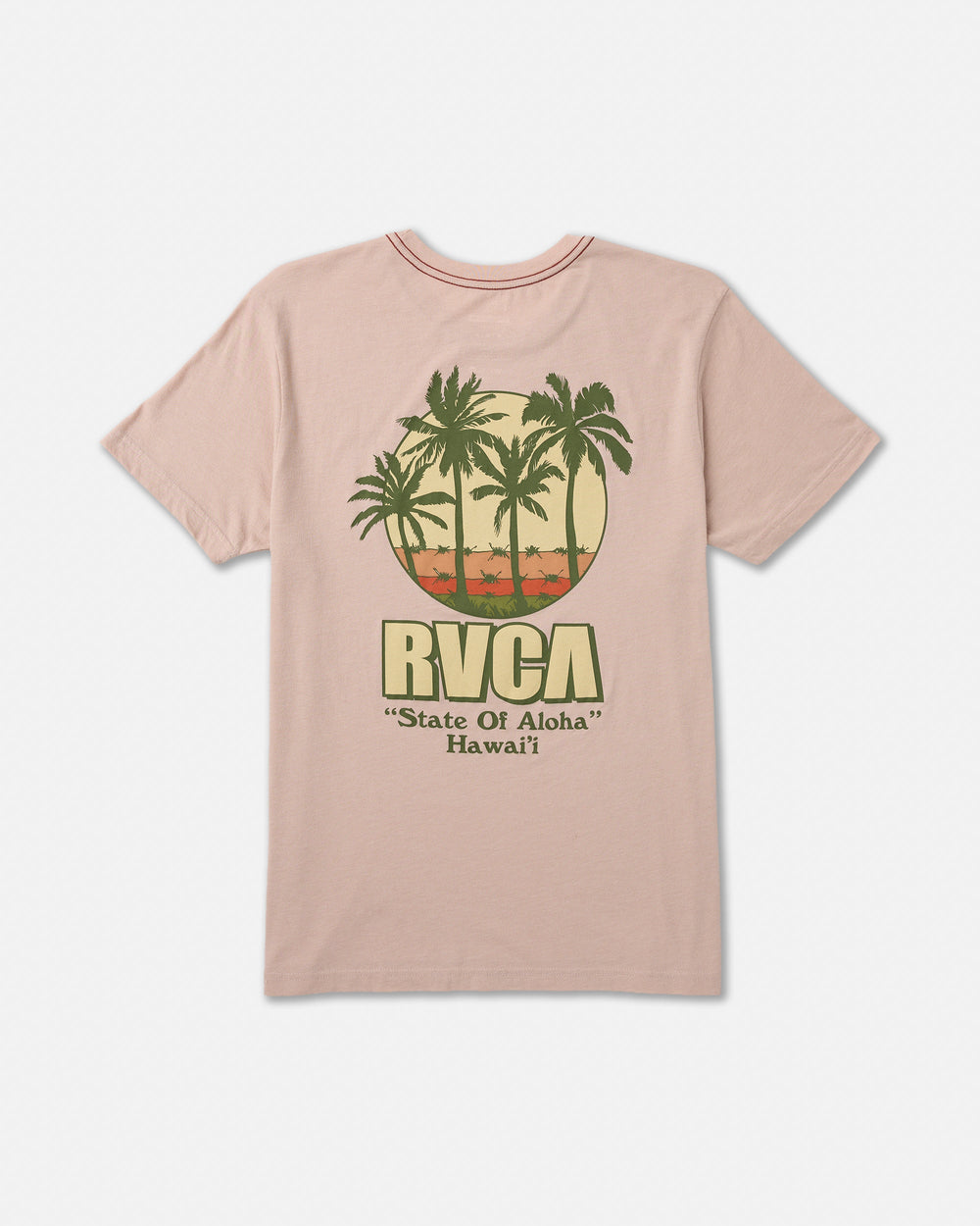 Aloha State Short Sleeve Tee - Pale Mauve | RVCA outlet