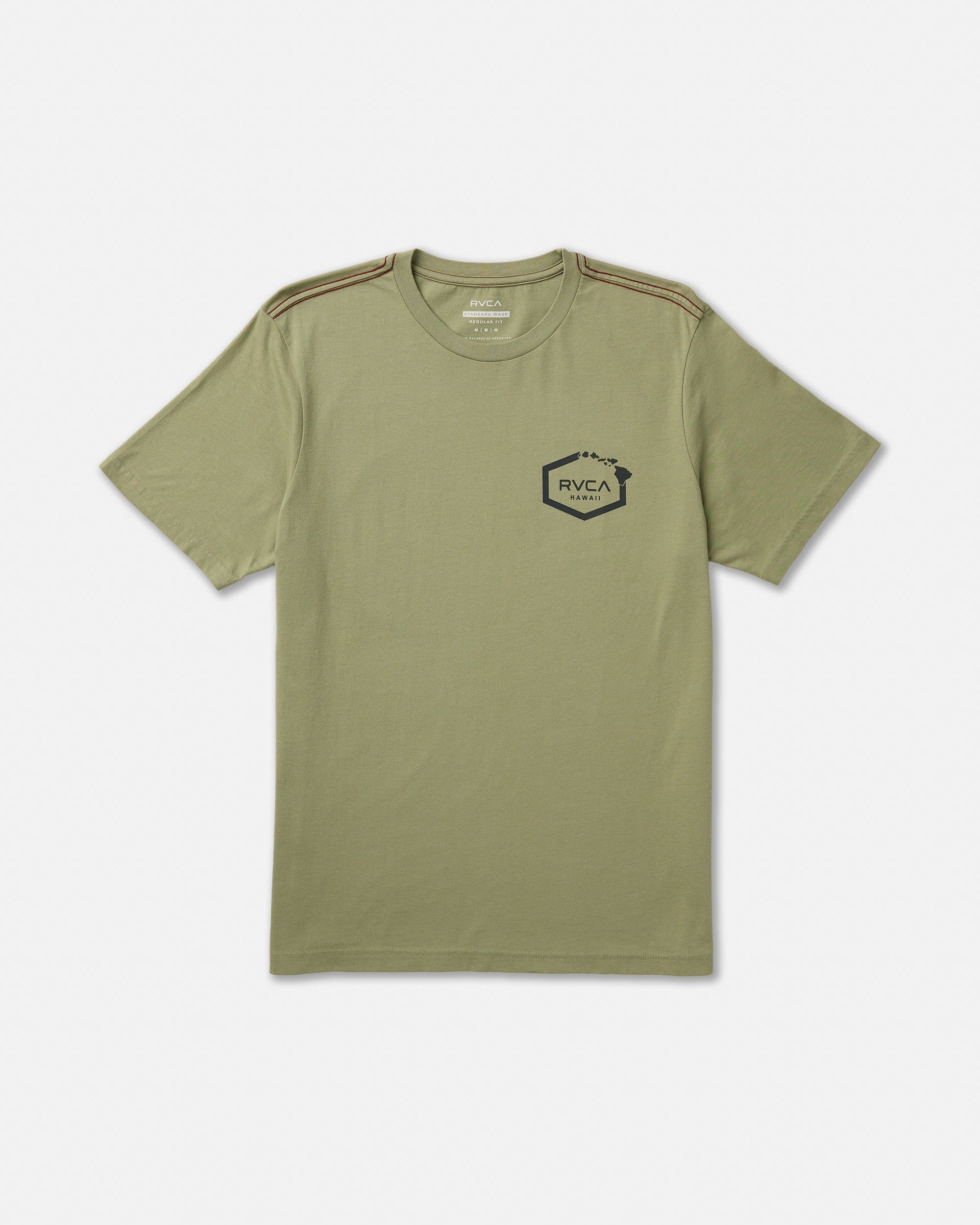 Island Hex Short Sleeve Tee - Ranger Green | RVCA on sale