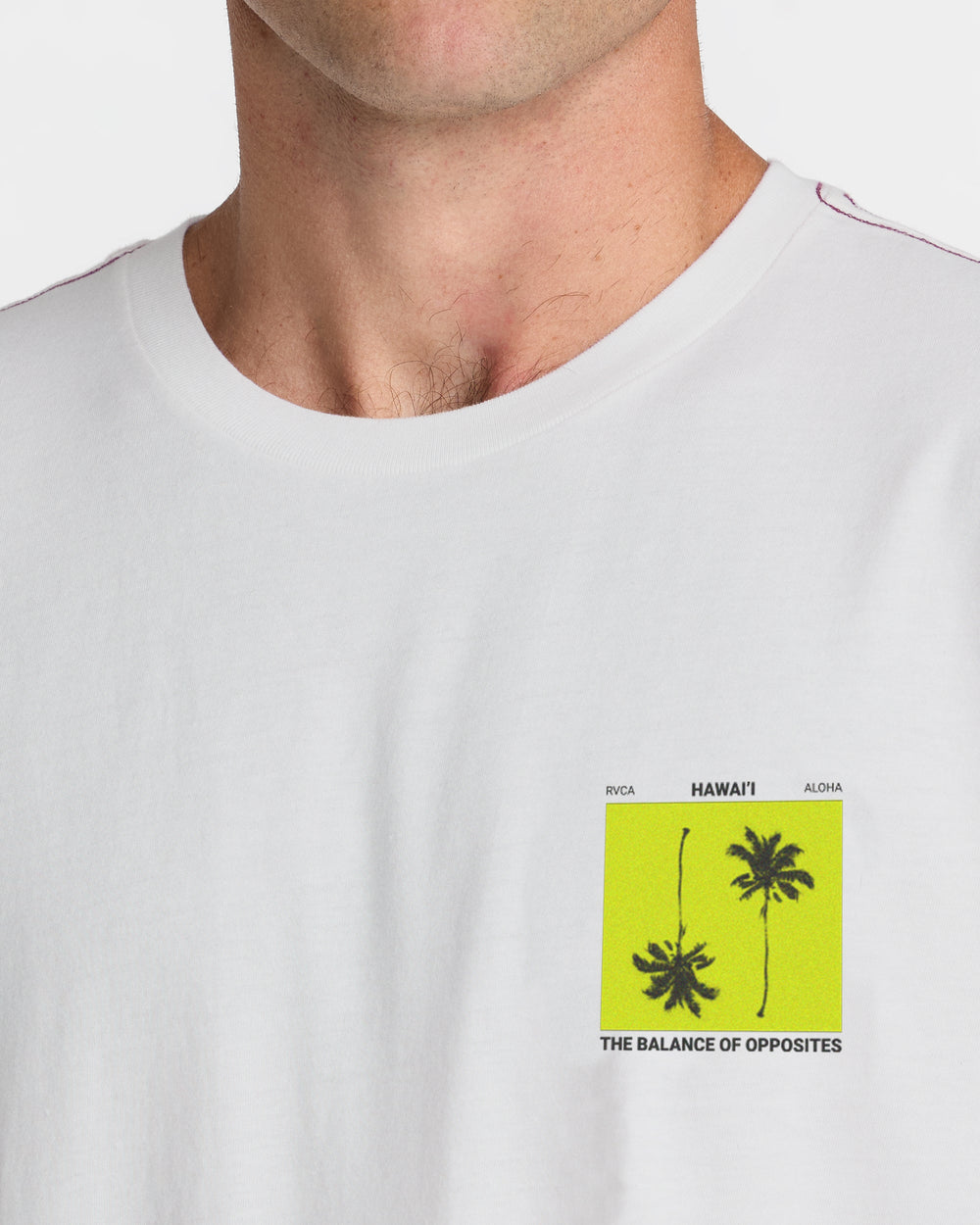 Balance Palms Tee - Antique White | RVCA online