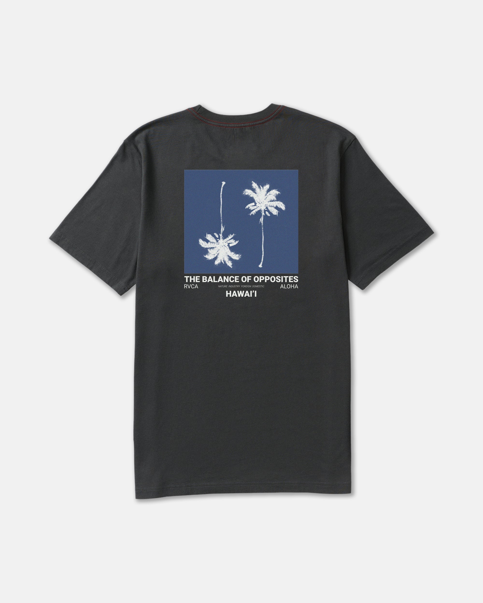 Balance Palms Tee - Pirate Black | RVCA US