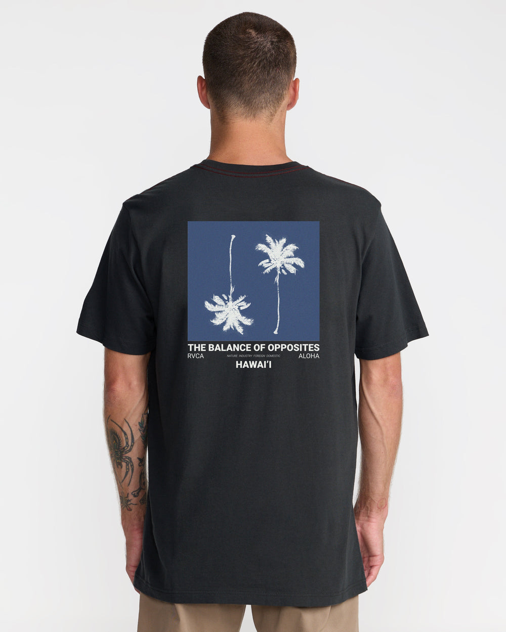Balance Palms Tee - Pirate Black | RVCA US