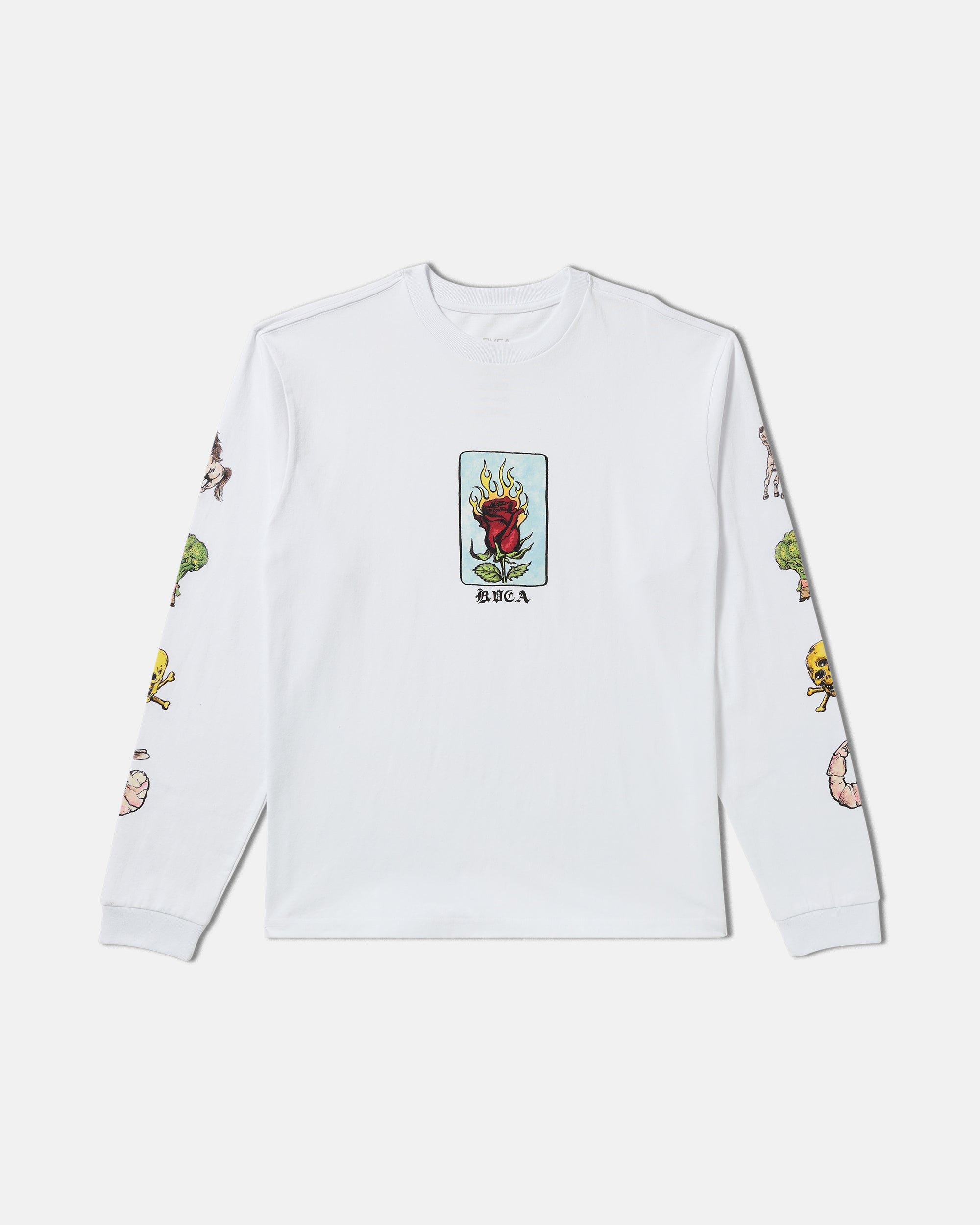 KSL Long Sleeve Tee - White | RVCA for sale
