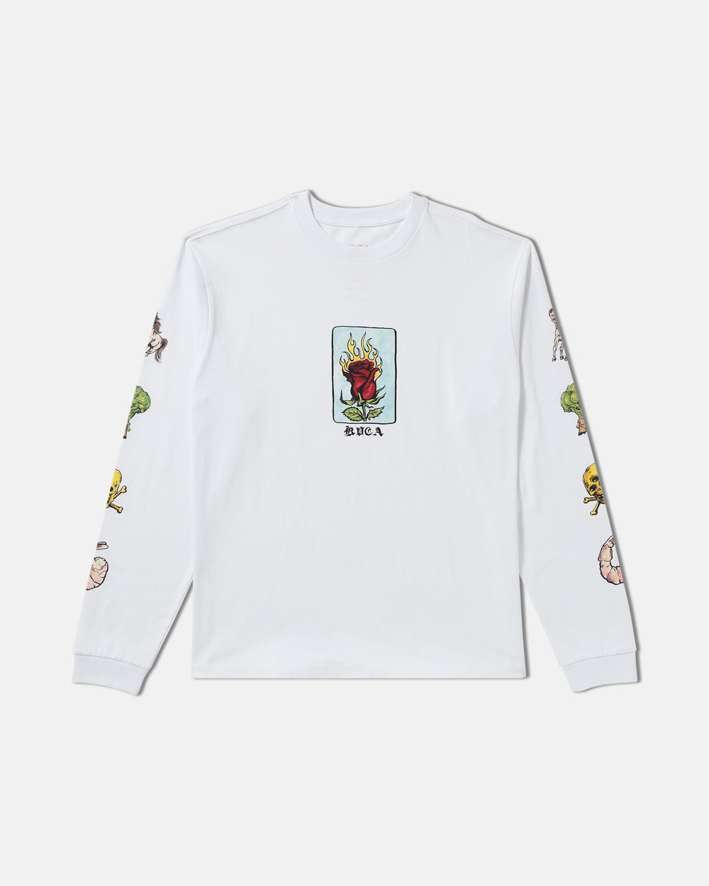 KSL Long Sleeve Tee - White | RVCA for sale