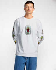 KSL Long Sleeve Tee - White | RVCA for sale