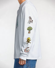 KSL Long Sleeve Tee - White | RVCA for sale