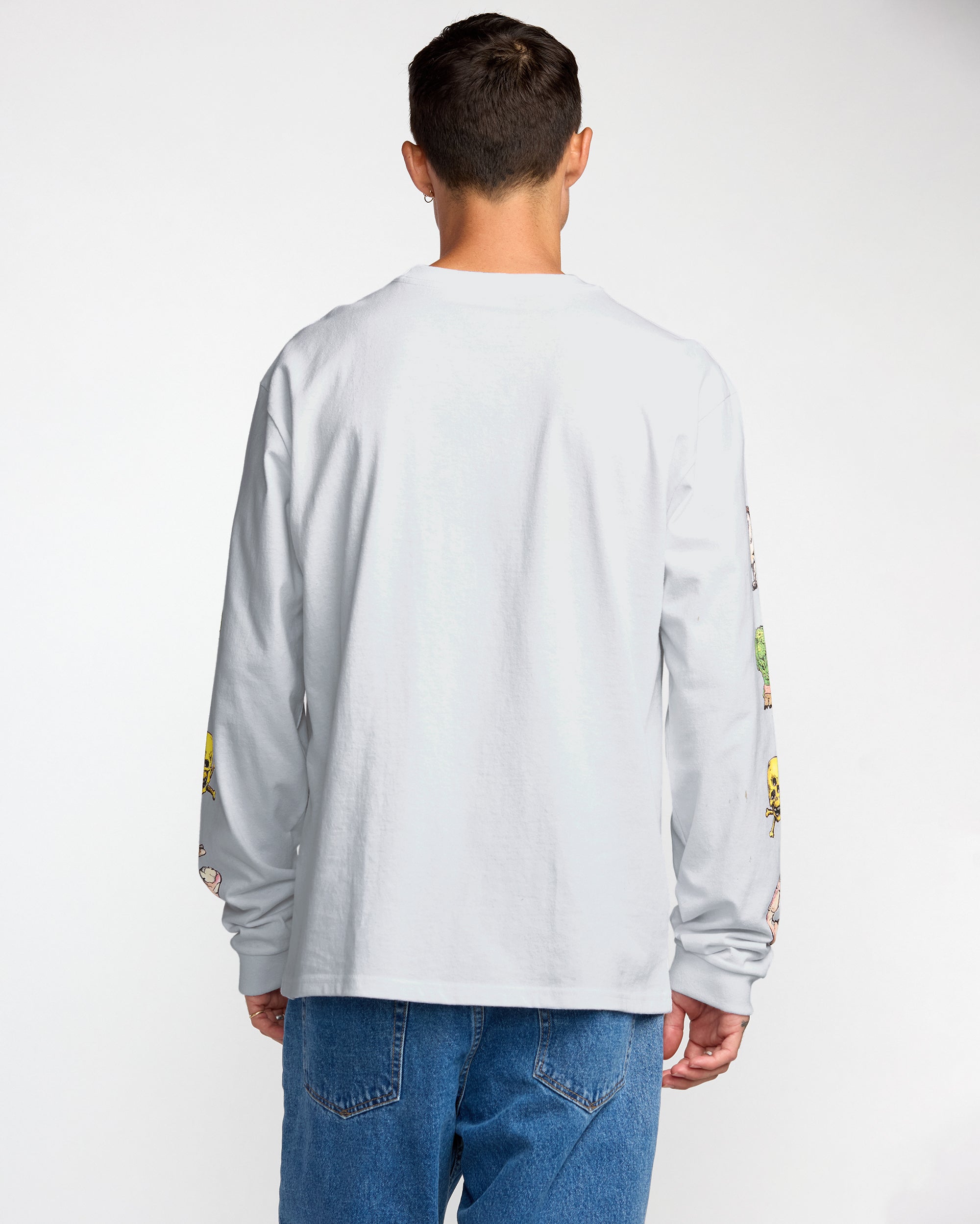 KSL Long Sleeve Tee - White | RVCA for sale