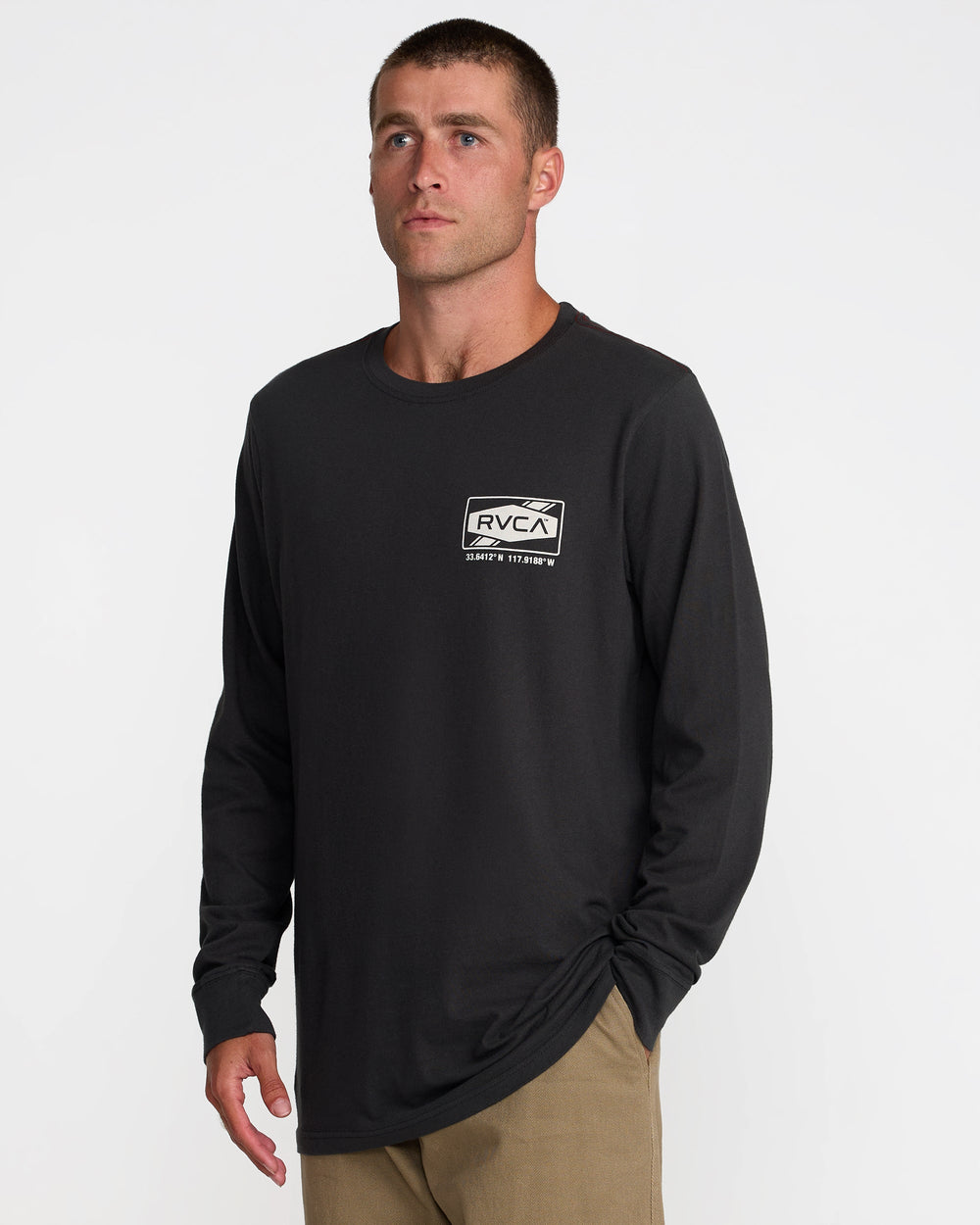 Deep Dive Long Sleeve Tee - Pirate Black | RVCA outlet