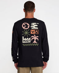 Mirage Long Sleeve Tee - Black | RVCA US