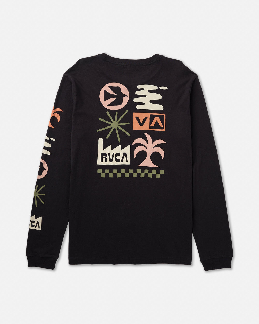 Mirage Long Sleeve Tee - Black | RVCA US