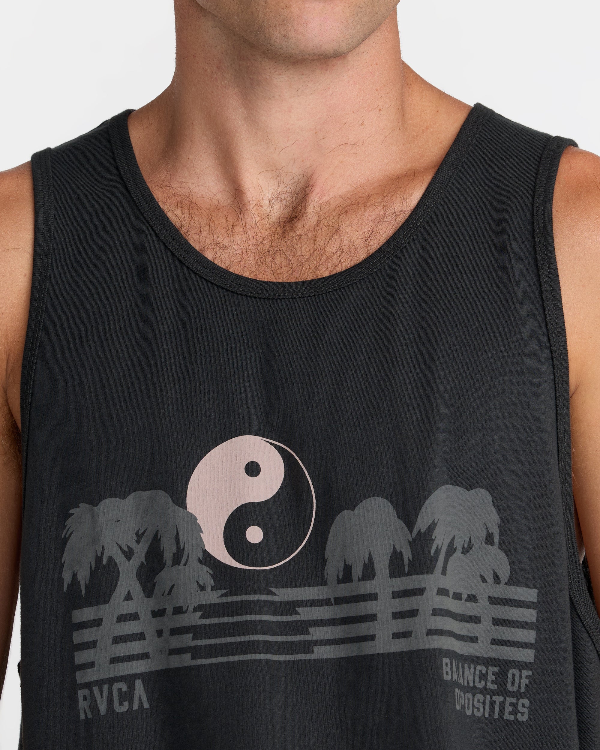 Balance Horizon Tank Top - Pirate Black | RVCA discount