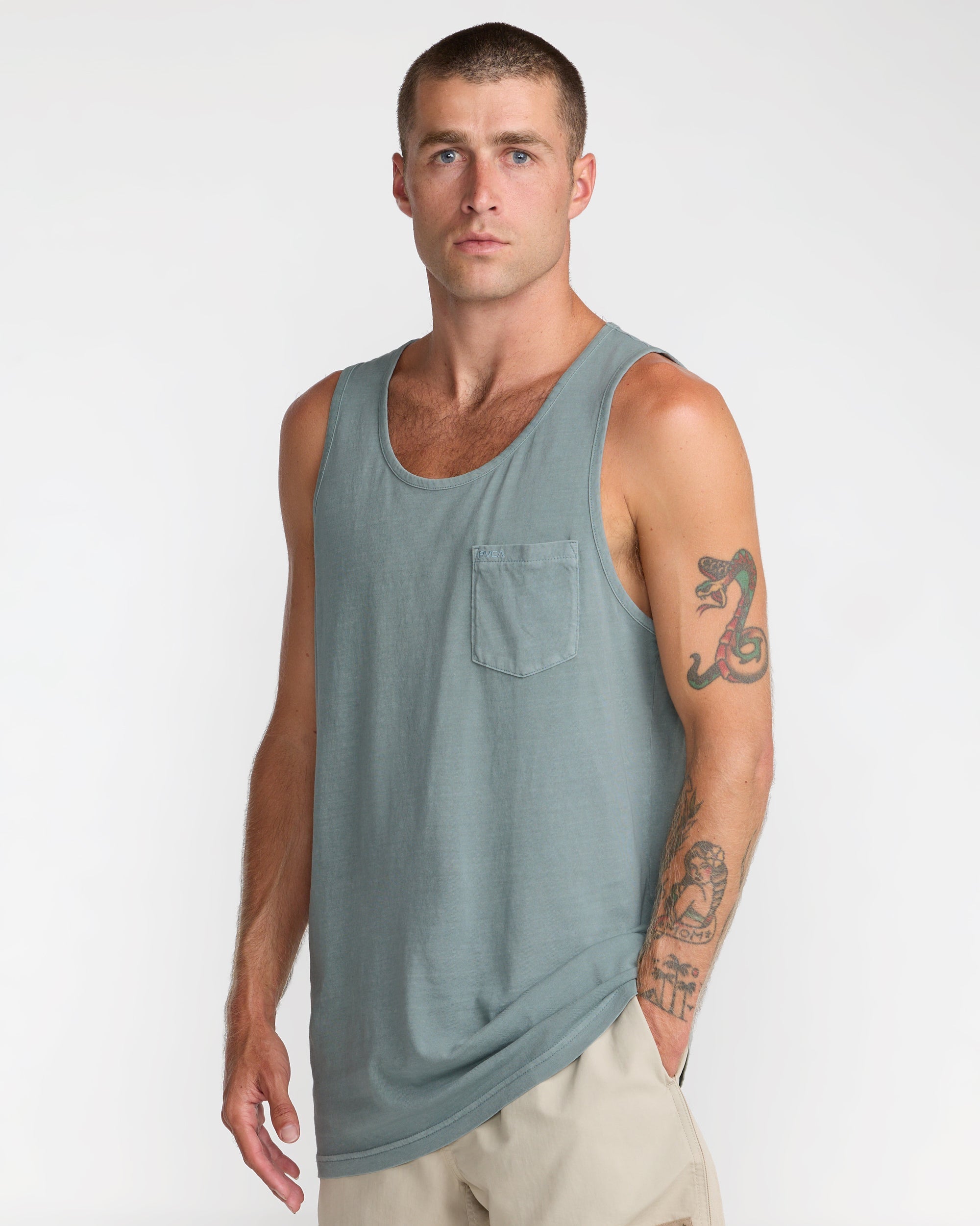 PTC 2 Pigment Tank Top - Lead | RVCA near me