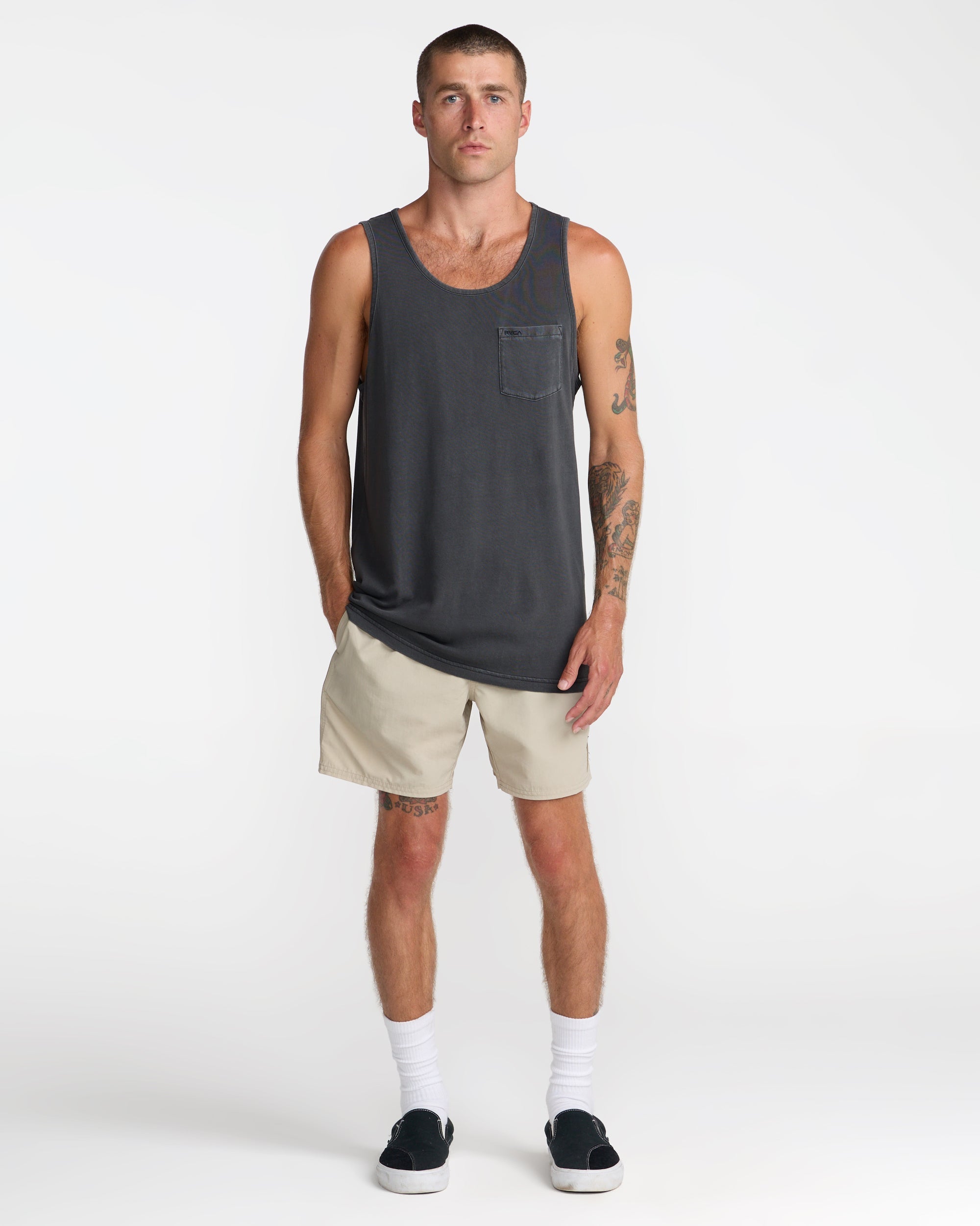 PTC 2 Pigment Tank Top - Pirate Black | RVCA US