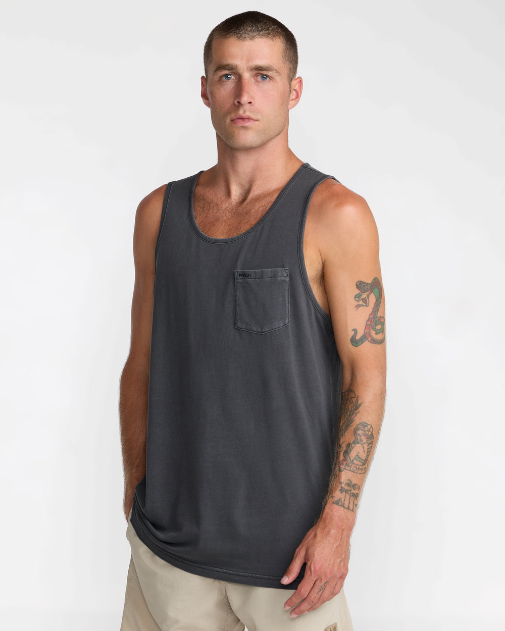 PTC 2 Pigment Tank Top - Pirate Black | RVCA US