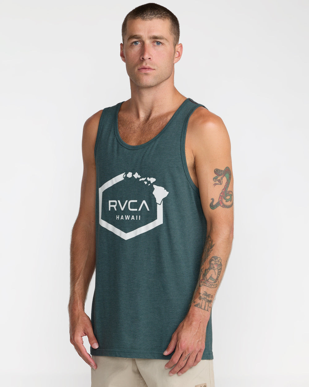 Island Hex Tank Top - Balsam Green | RVCA outlet