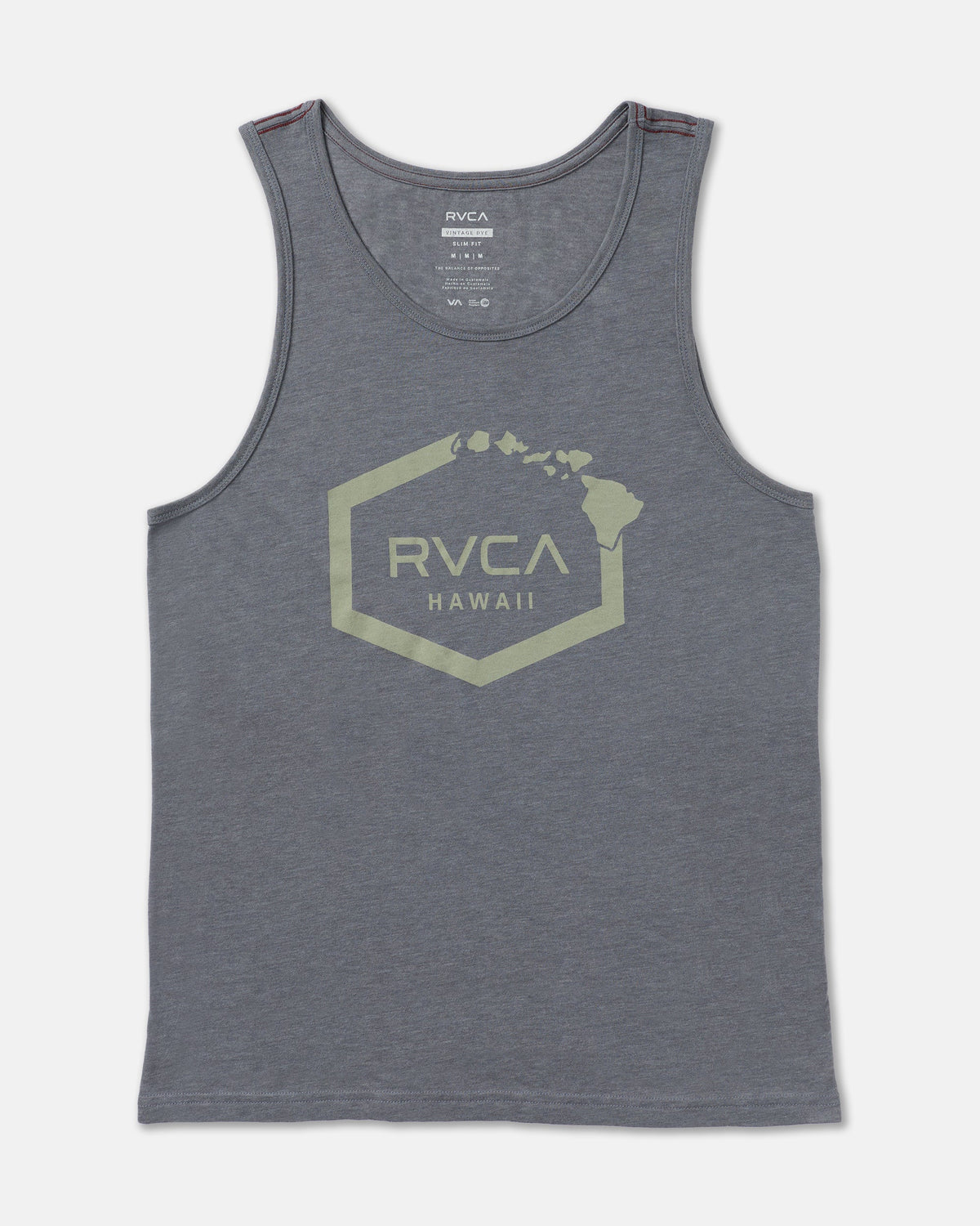 Island Hex Tank Top - Smoke | RVCA on sale