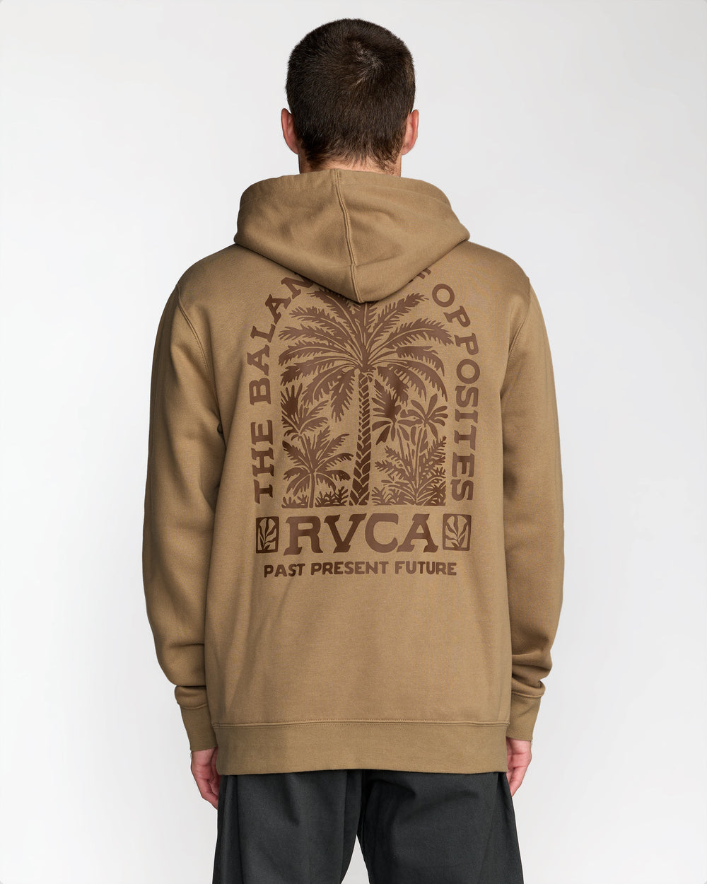 Palm Grove Hoodie - Coyote | RVCA online