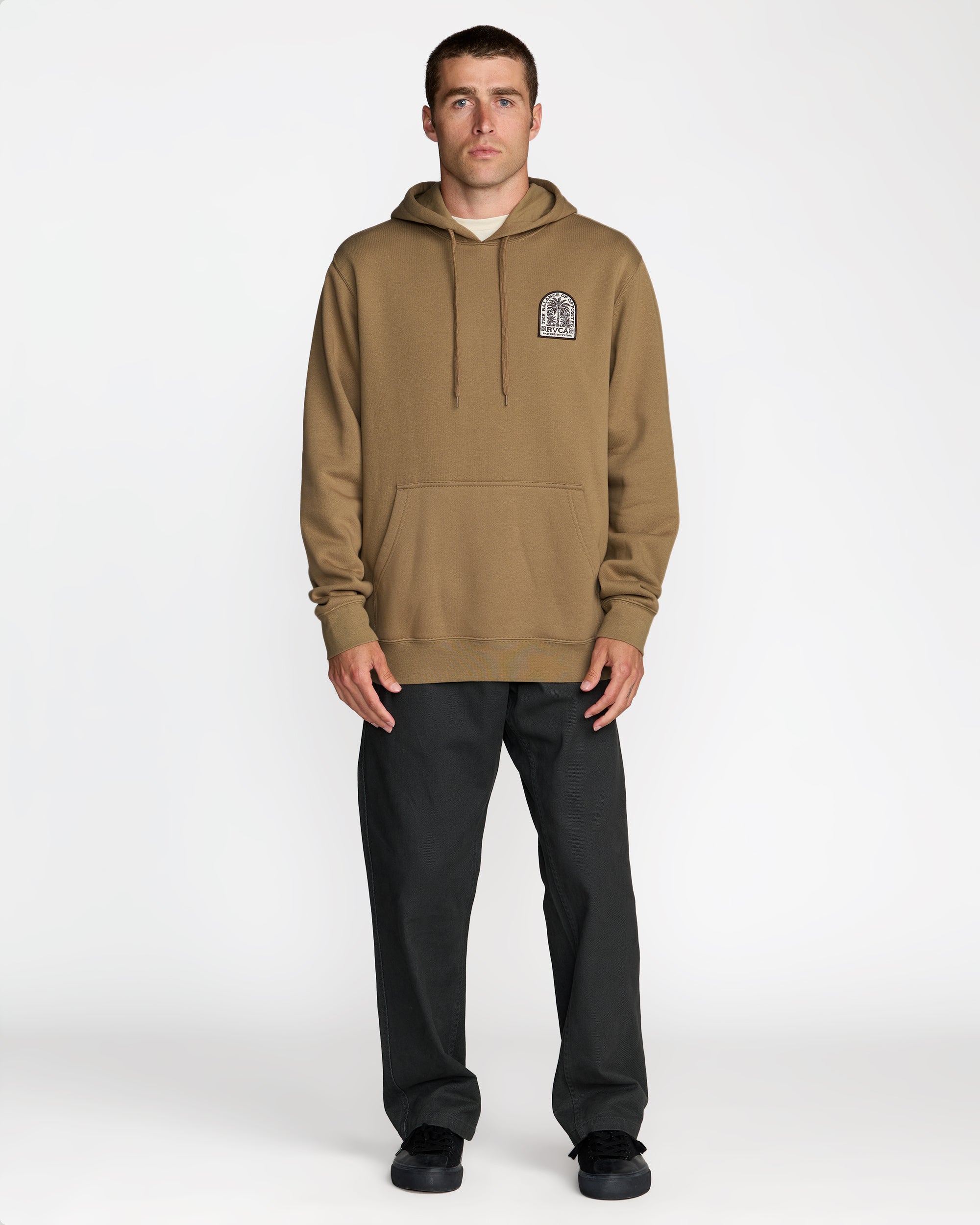 Palm Grove Hoodie - Coyote | RVCA online