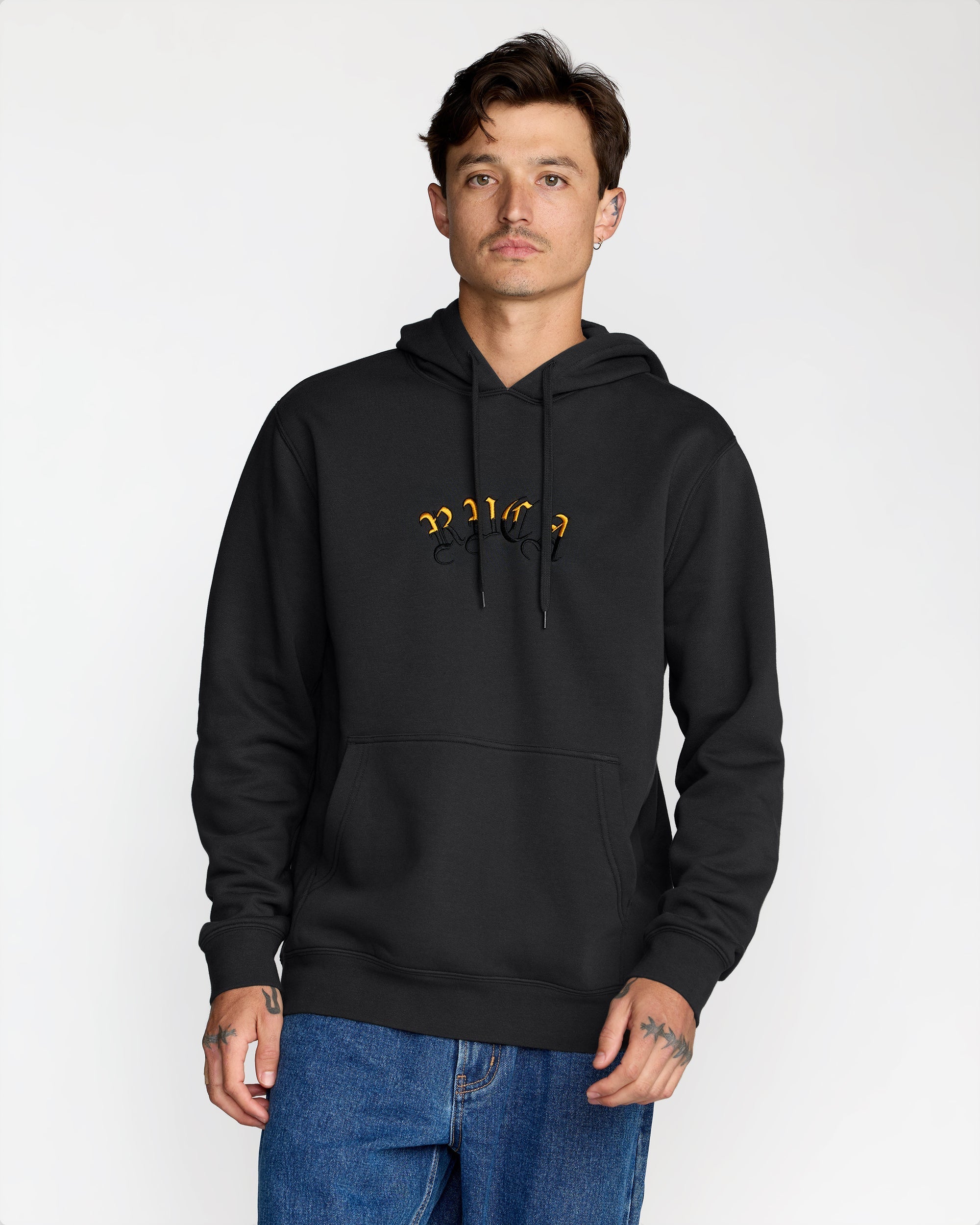 Olde Rvca Hoodie - Pirate Black | RVCA outlet