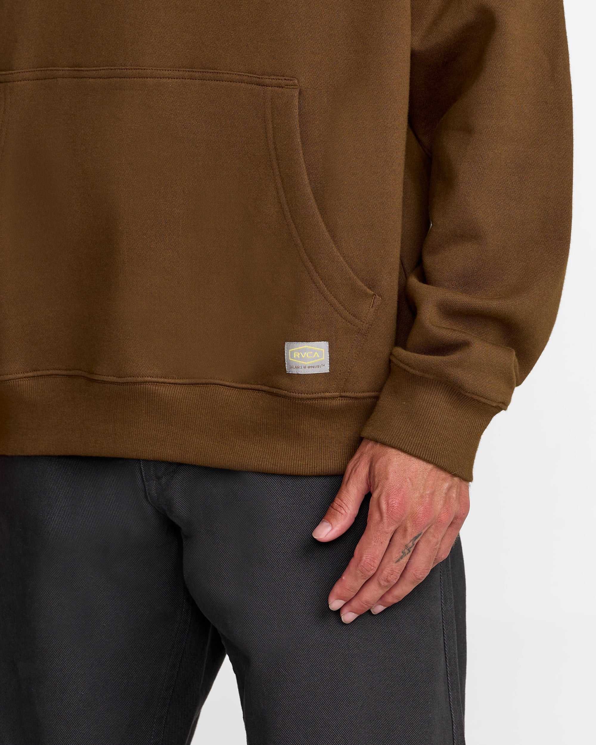 Dayshift Hoodie - Bombay Brown | RVCA on sale