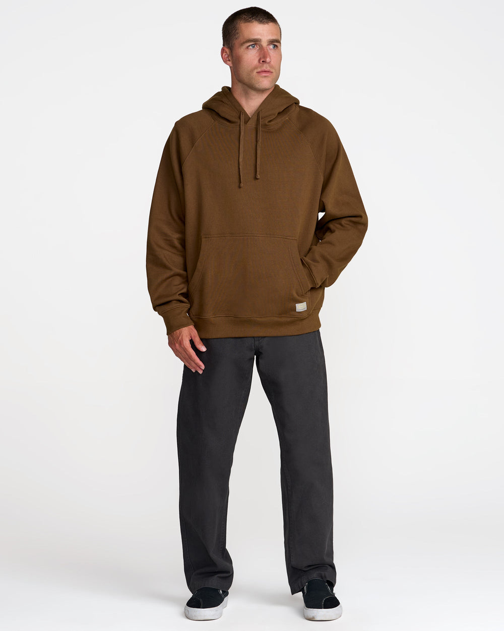 Dayshift Hoodie - Bombay Brown | RVCA on sale