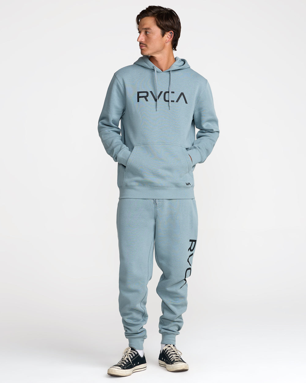 Big RVCA Hoodie - Lead | RVCA online