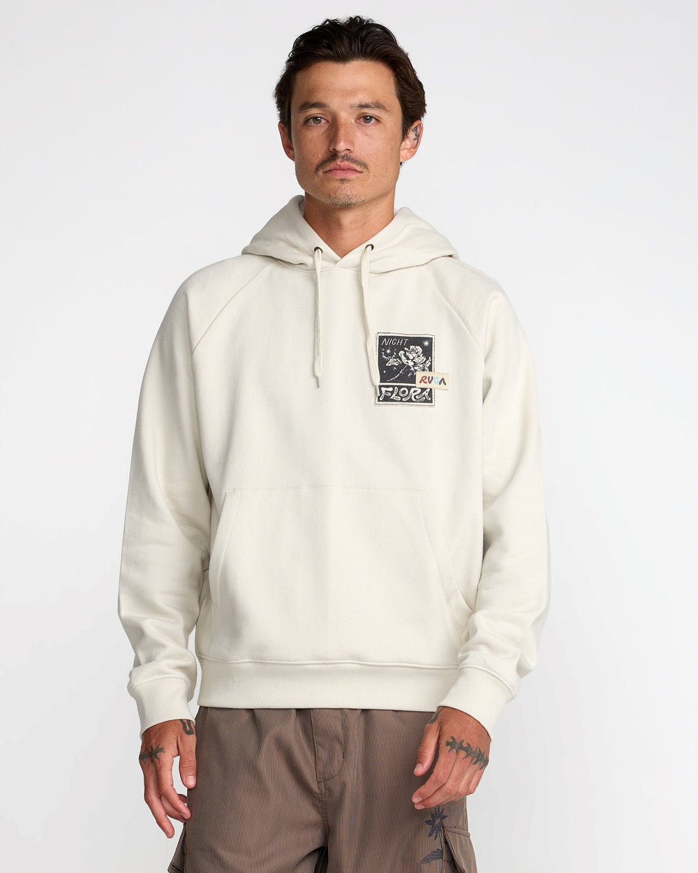 Mel G Flora Hoodie - Silver Bleach | RVCA discount