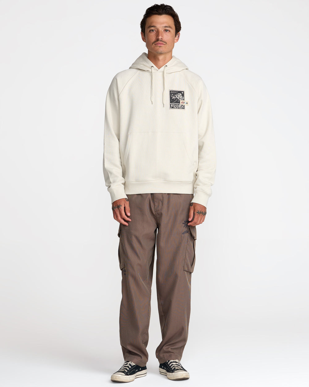 Mel G Flora Hoodie - Silver Bleach | RVCA discount