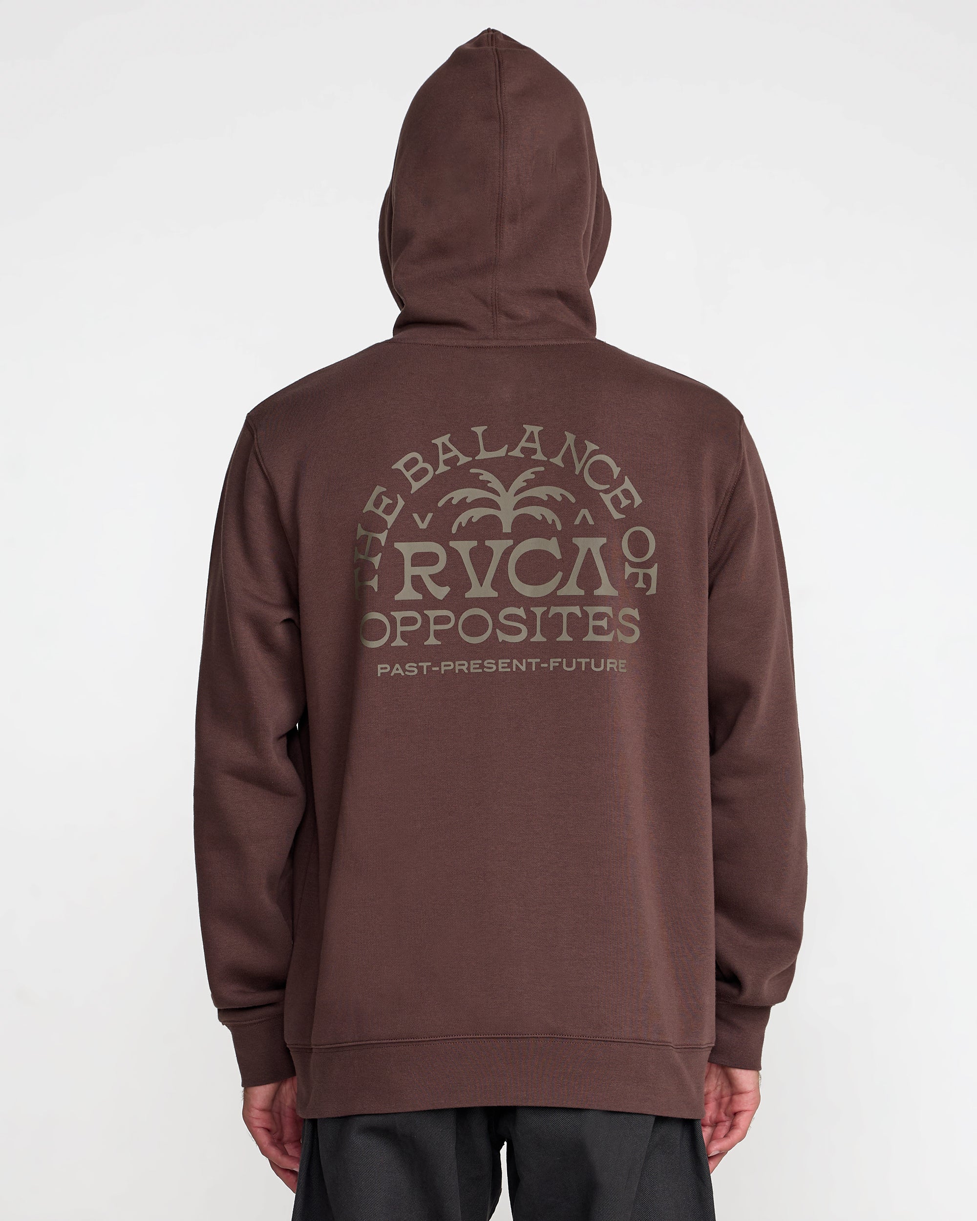 Palm Serif Hoodie - Mocha | RVCA sale