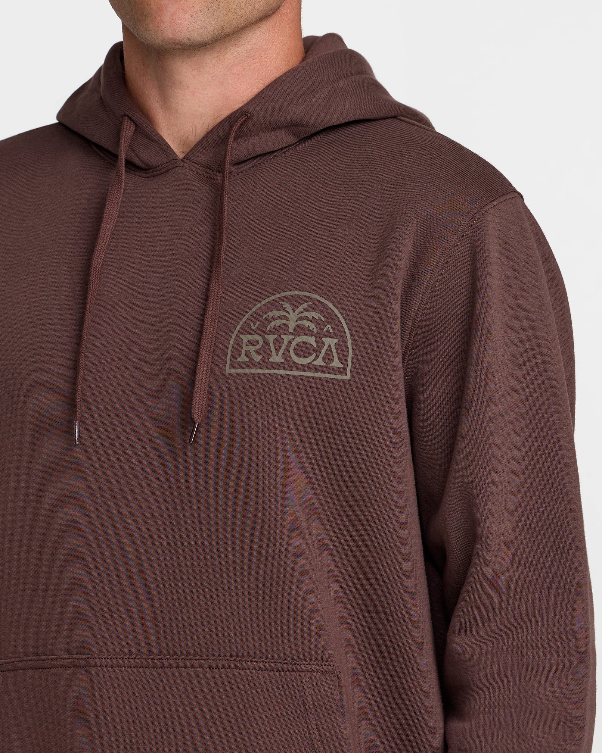 Palm Serif Hoodie - Mocha | RVCA sale