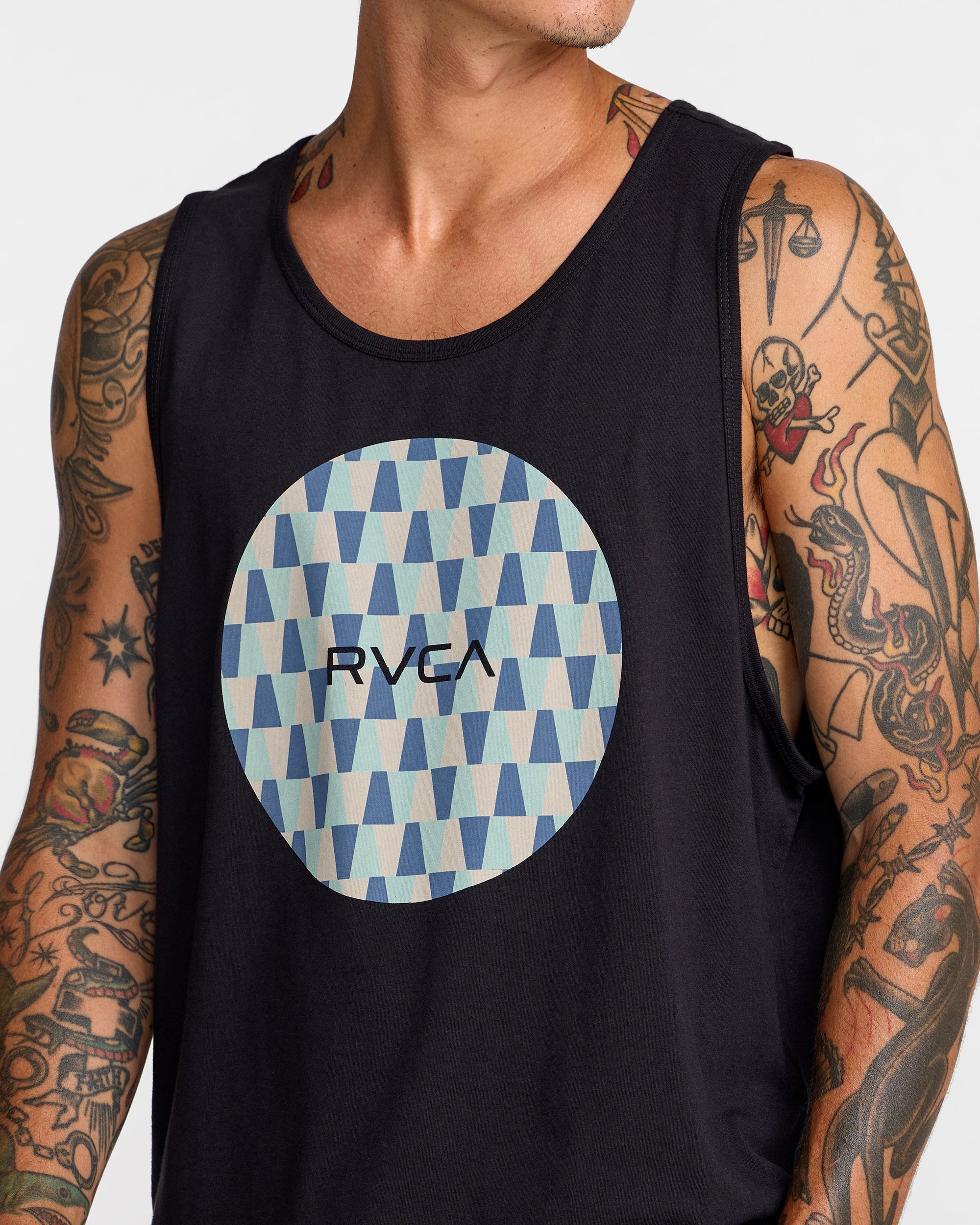 Motors Tank - Black | RVCA on sale