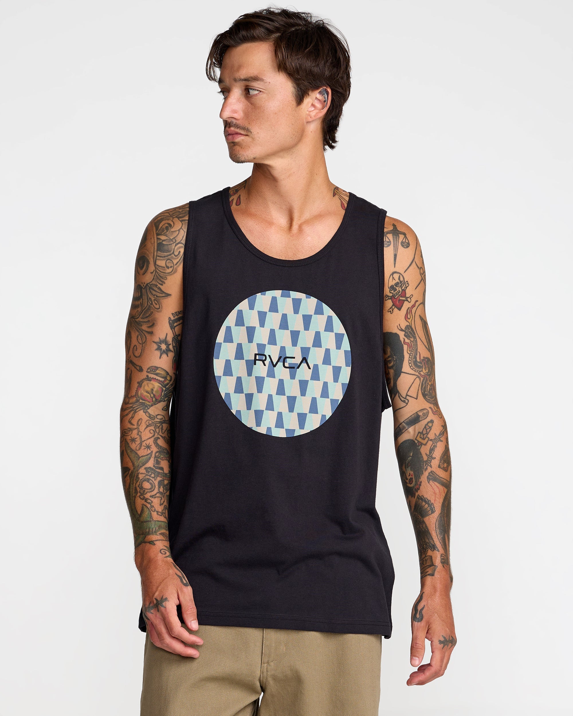 Motors Tank - Black | RVCA on sale