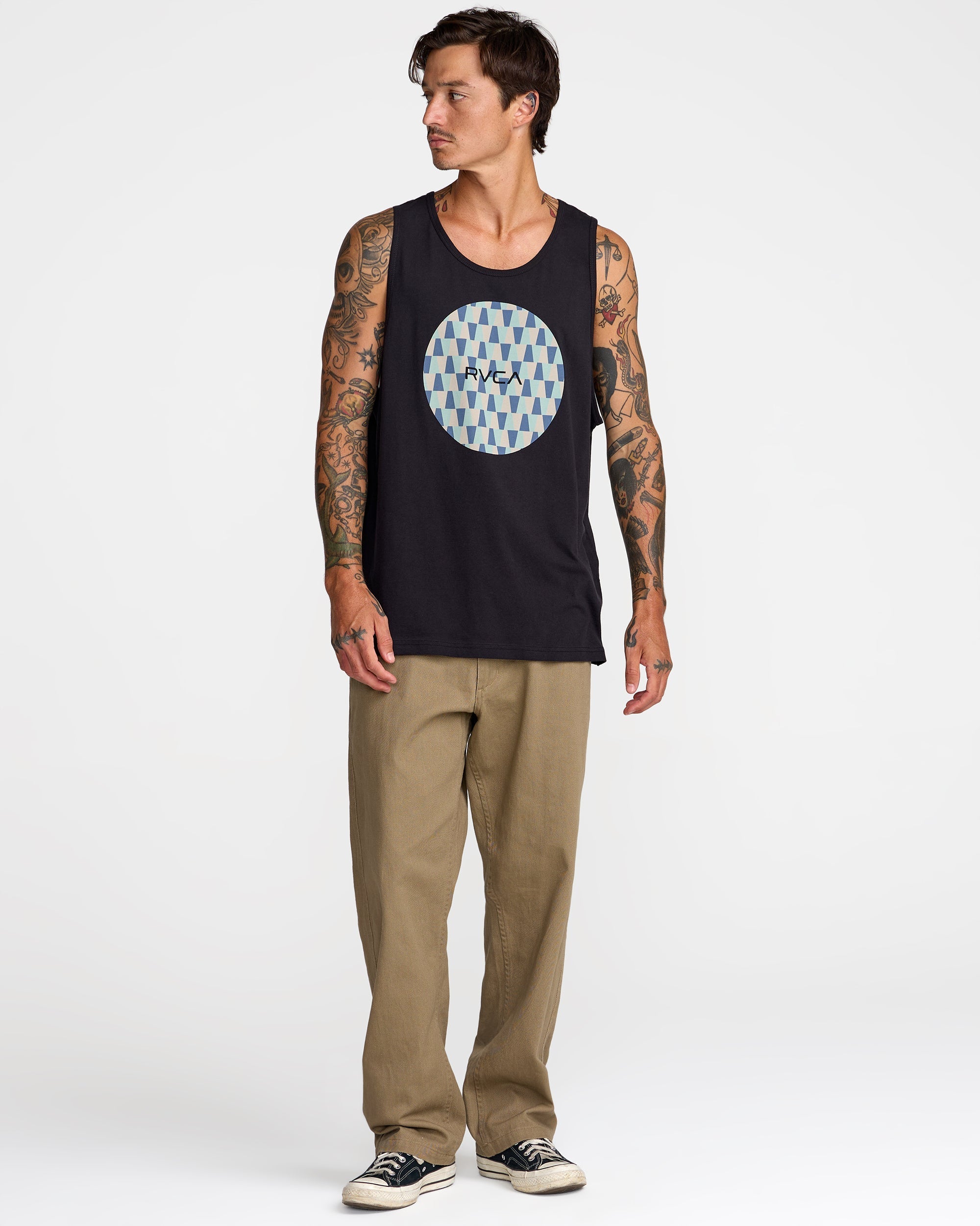 Motors Tank - Black | RVCA on sale
