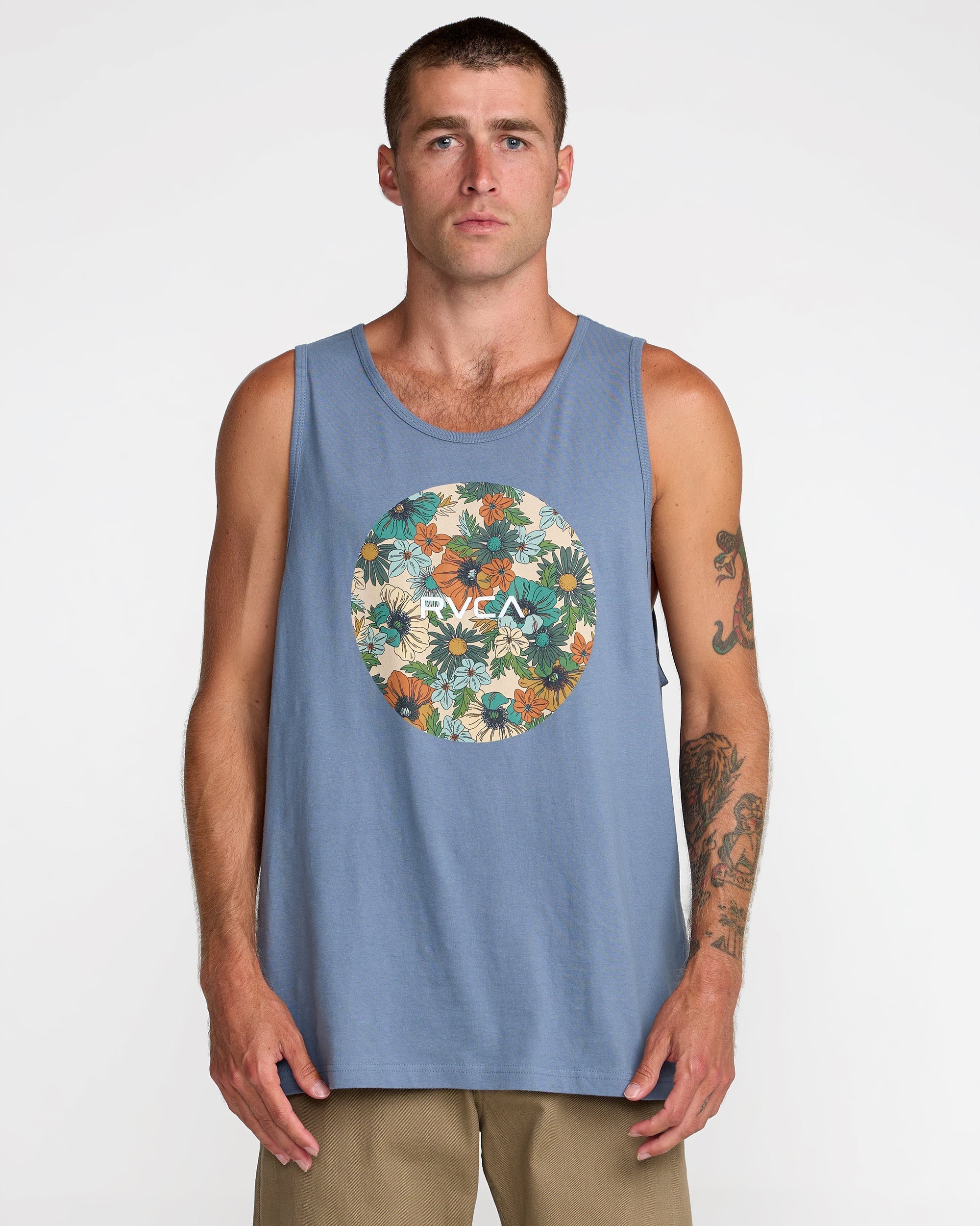 Motors Tank - Vintage Navy | RVCA sale
