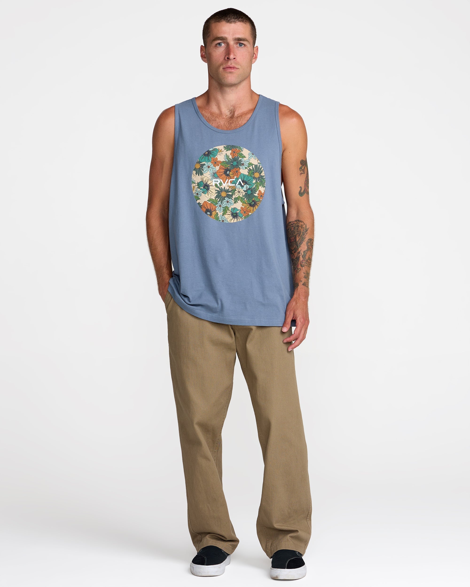 Motors Tank - Vintage Navy | RVCA sale