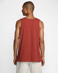Frond Script Tank - Dusty Red | RVCA US