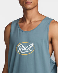 Frond Script Tank - Vintage Navy | RVCA for sale
