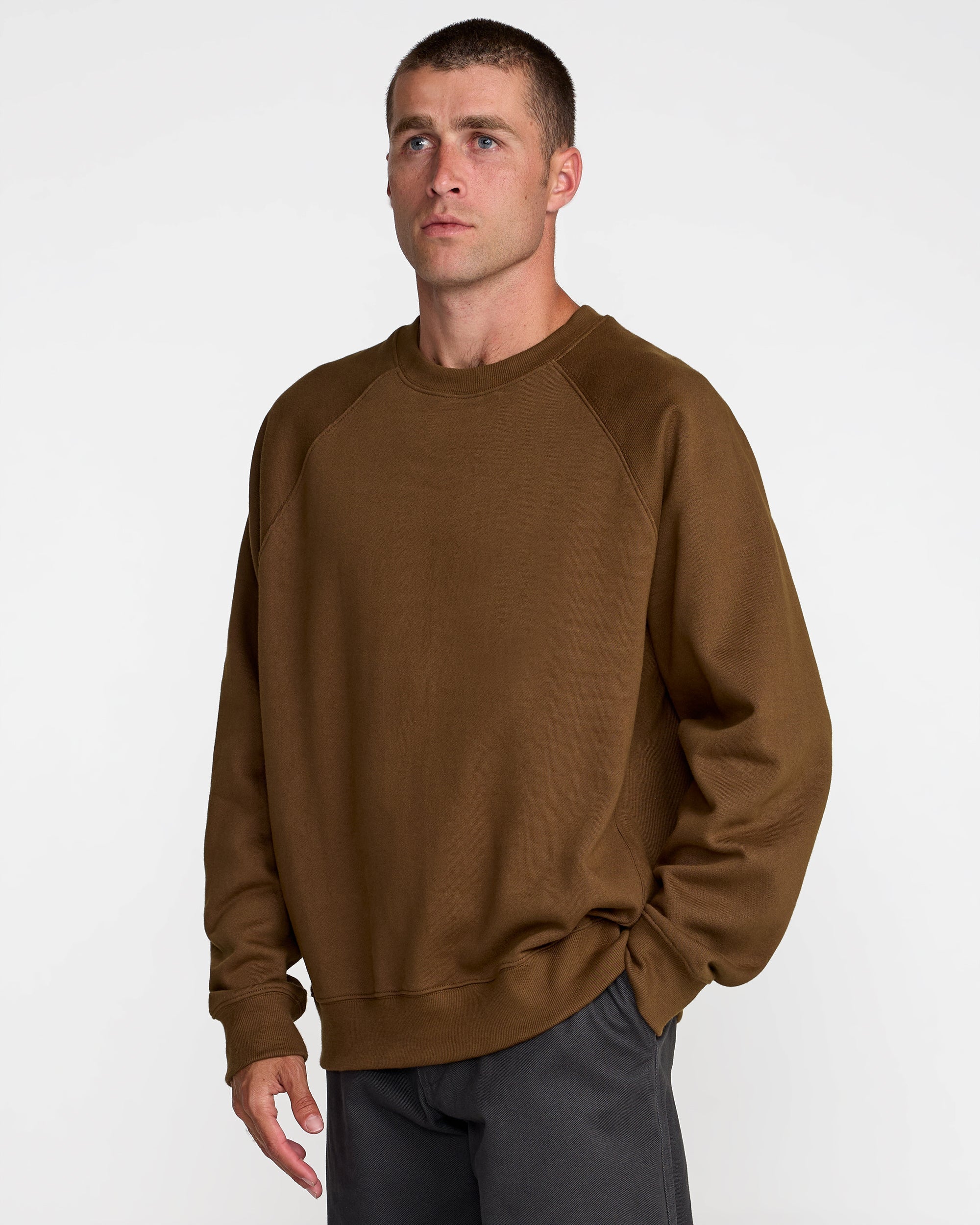Dayshift Crew 2 - Bombay Brown | RVCA discount