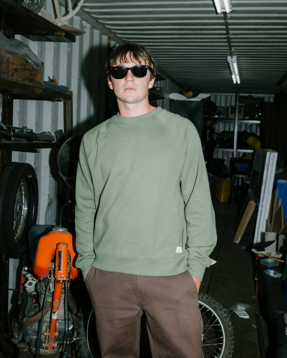 Dayshift Crew 2 - Olive | RVCA online