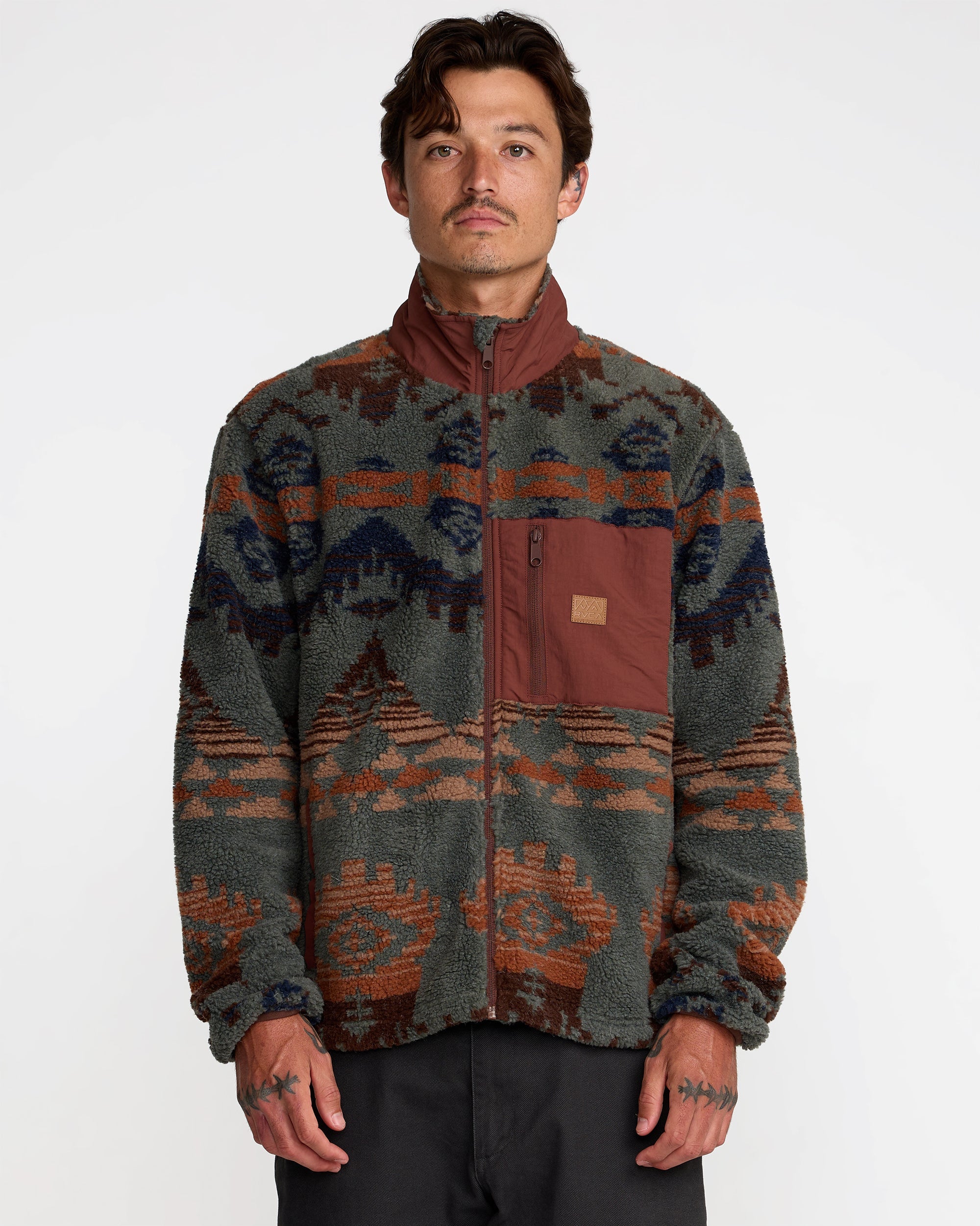 Jacumba Sherpa Zip - Multi | RVCA online