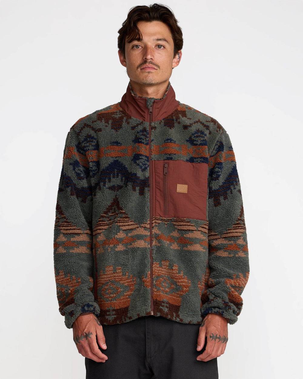 Jacumba Sherpa Zip - Multi | RVCA online