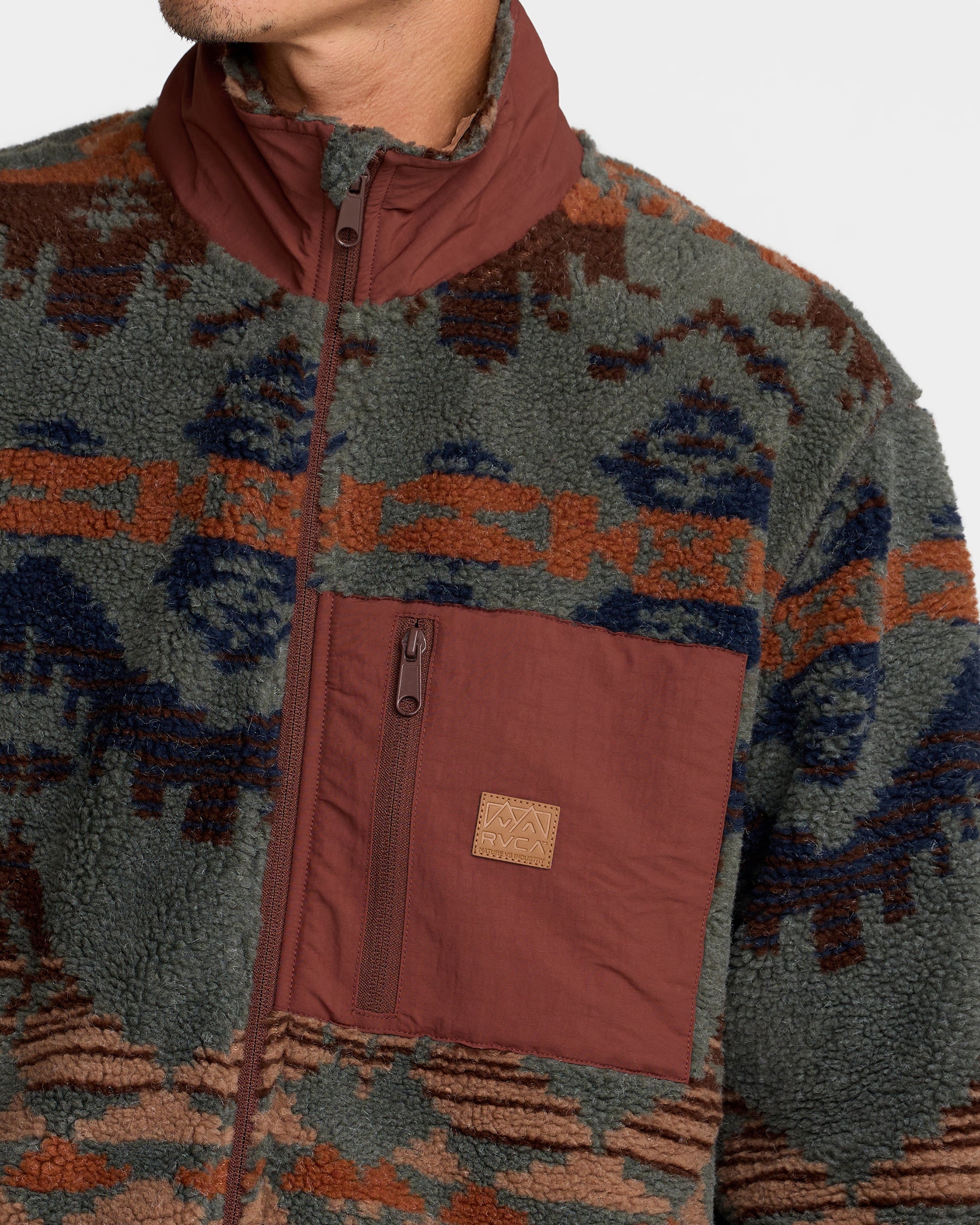 Jacumba Sherpa Zip - Multi | RVCA online