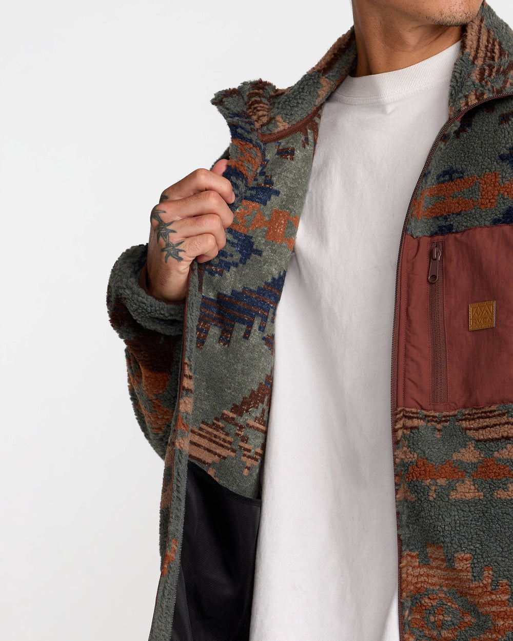 Jacumba Sherpa Zip - Multi | RVCA online