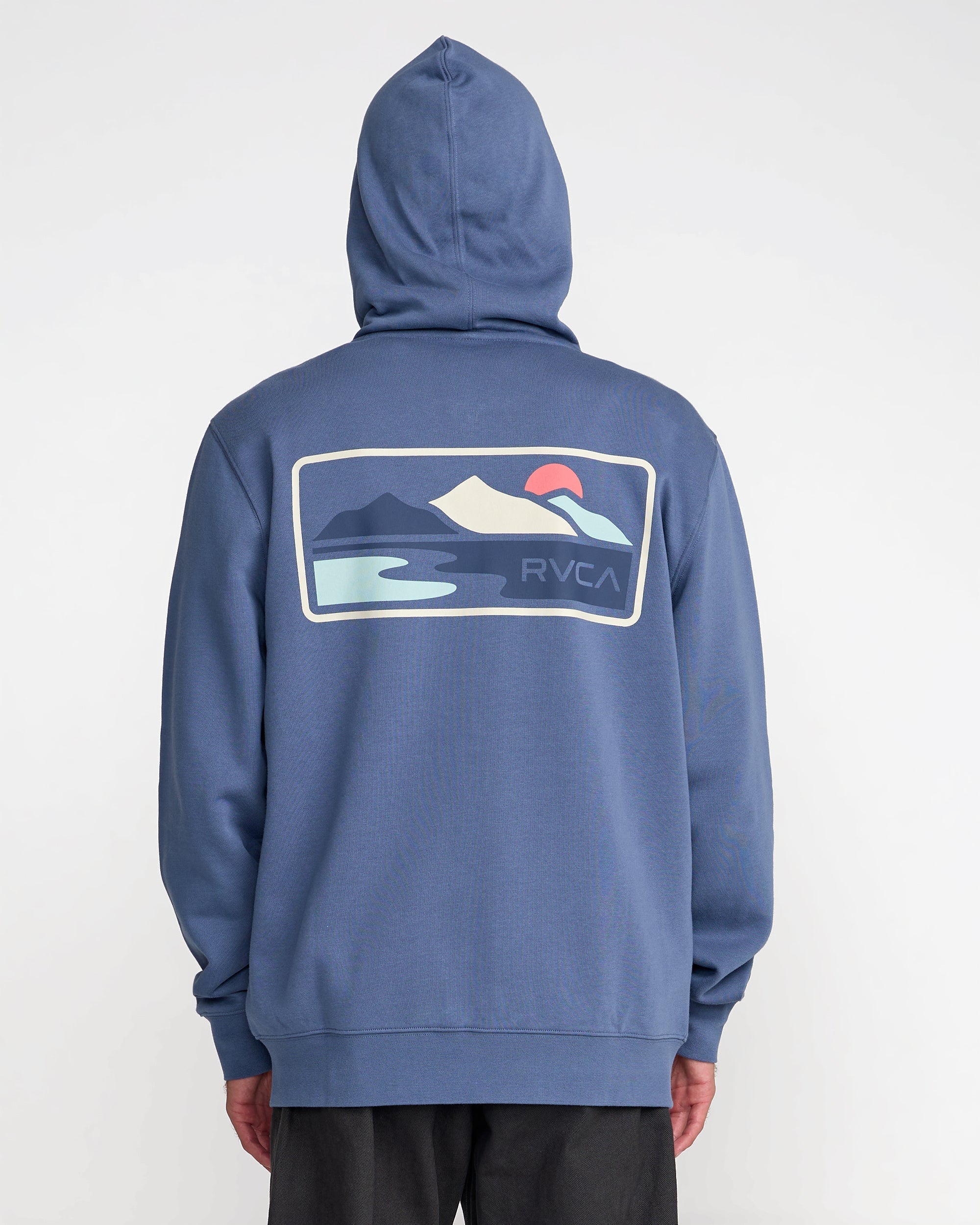 Peak Cove Zip Hood - Vintage Navy | RVCA on sale