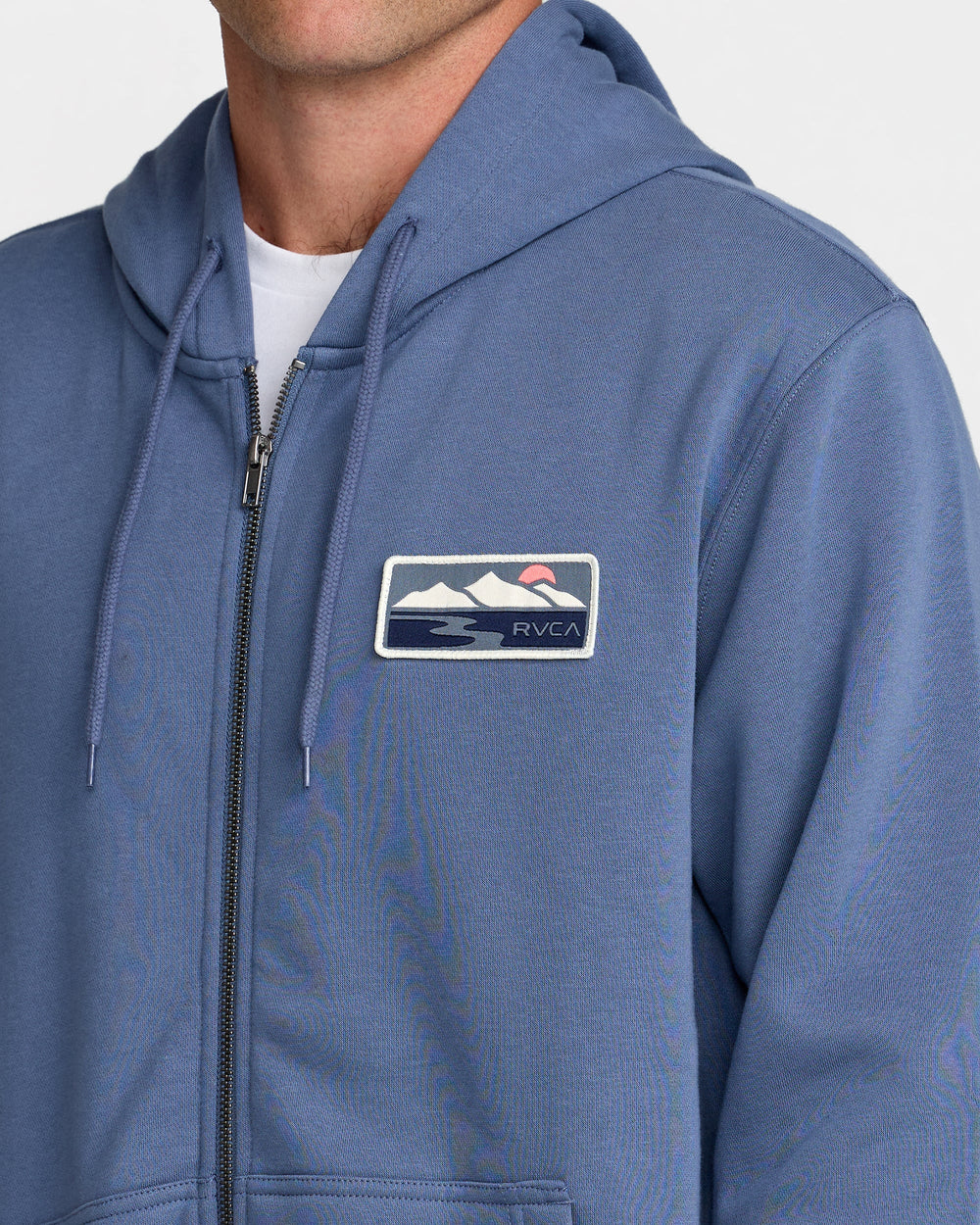 Peak Cove Zip Hood - Vintage Navy | RVCA on sale