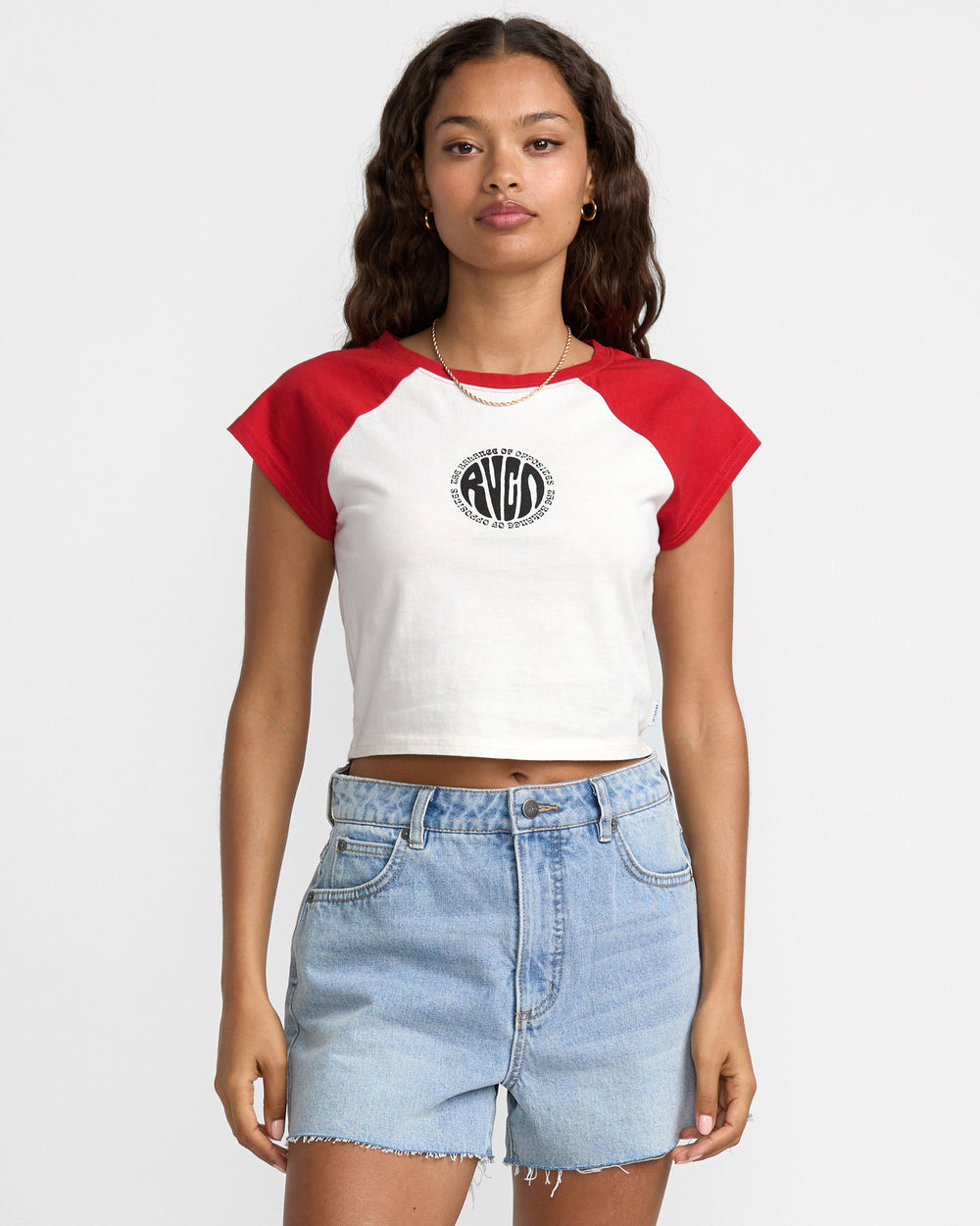 Baby Raglan Tee - Pepper Red | RVCA US